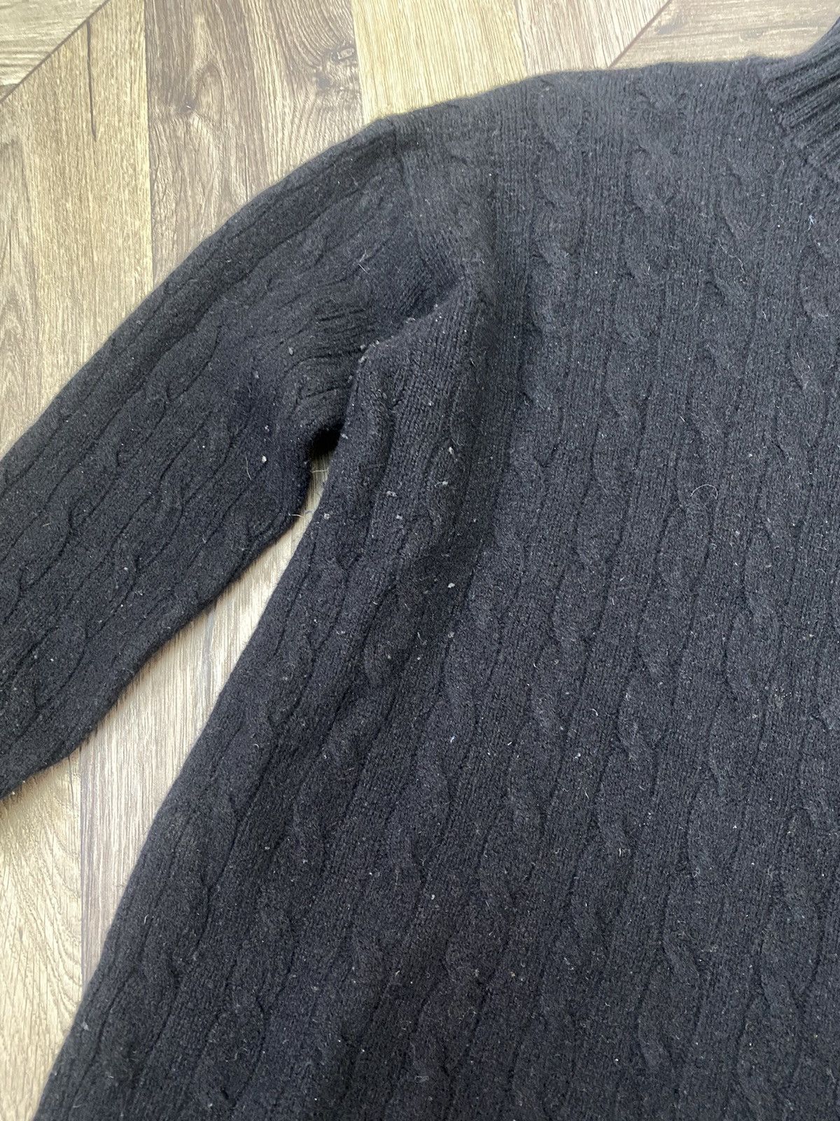 Polo Ralph Lauren × Vintage Vintage Polo Ralph Lauren Wool & Cashmere Cable Knit Dress Size L / US 10 / IT 46 - 9 Thumbnail