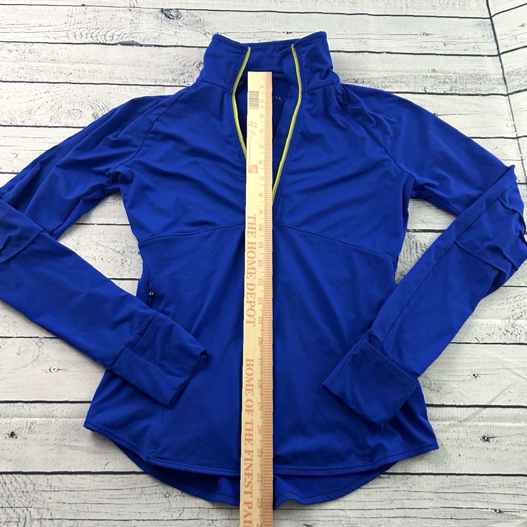 Athleta Athleta Malibu Hike 1/2 Zip Pullover Lightweight Jacket Women's XXS Royal Blue Size XXS / US 00 / IT 34 - 3 Thumbnail