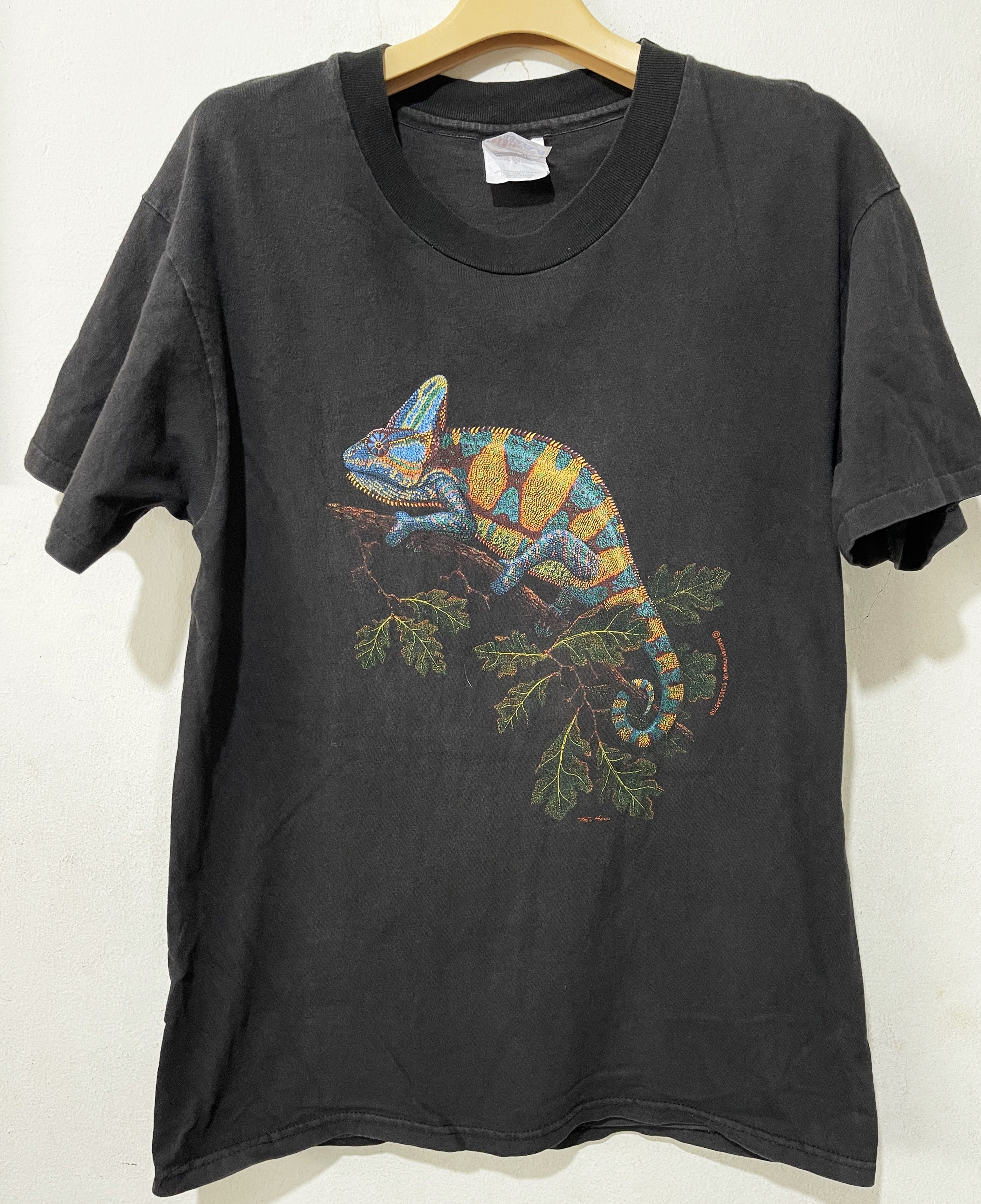 Vintage Vintage 90s Chameleons Shirt Size US M / EU 48-50 / 2 - 1 Thumbnail