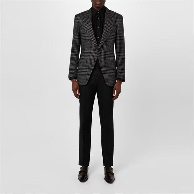 Tom Ford o1g2r1mq0724 Jackets in Grey & Black Size US M / EU 48-50 / 2 - 6 Thumbnail