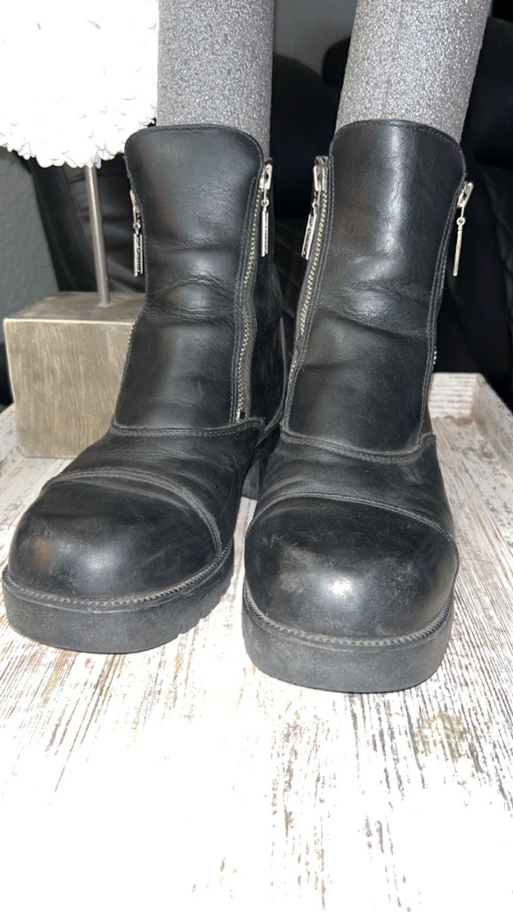 Harley Davidson Women's Harley-Davidson Black Ankle Boots & Booties Size 9 Size US 9 / IT 39 - 1 Thumbnail