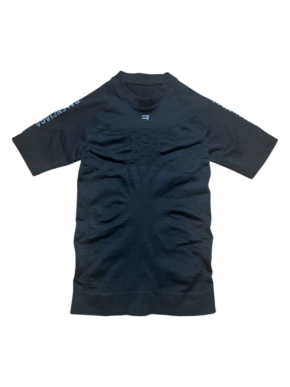 BALENCIAGA X-BIONICブラックショートスリーブ Balenciaga Balenciaga x X-Bionic sporty B compression shirt M