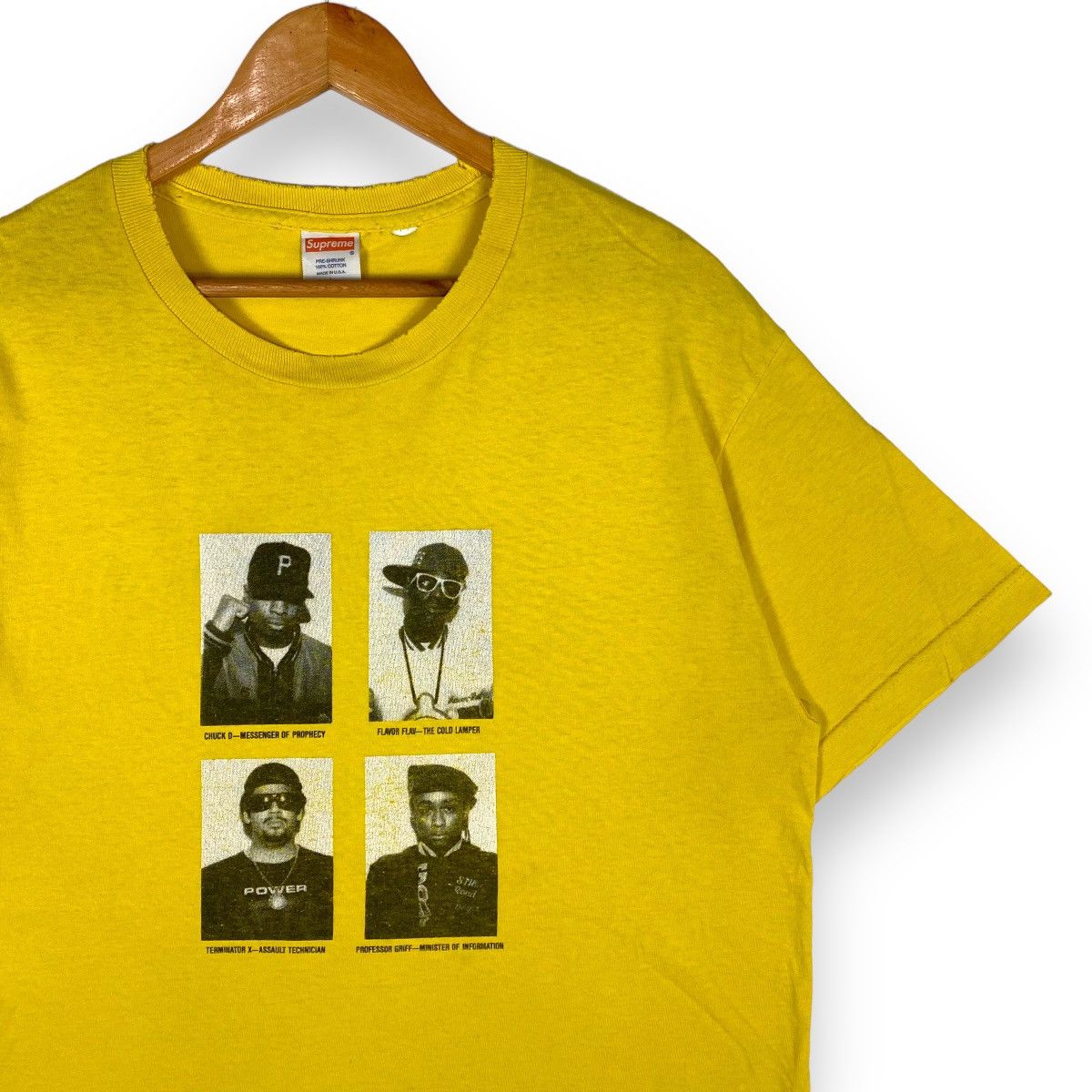 Supreme S/S 2006 SUPREME MUG SHOT PUBLIC ENEMY DISTRESSED TEE Size US L / EU 52-54 / 3 - 2 Thumbnail