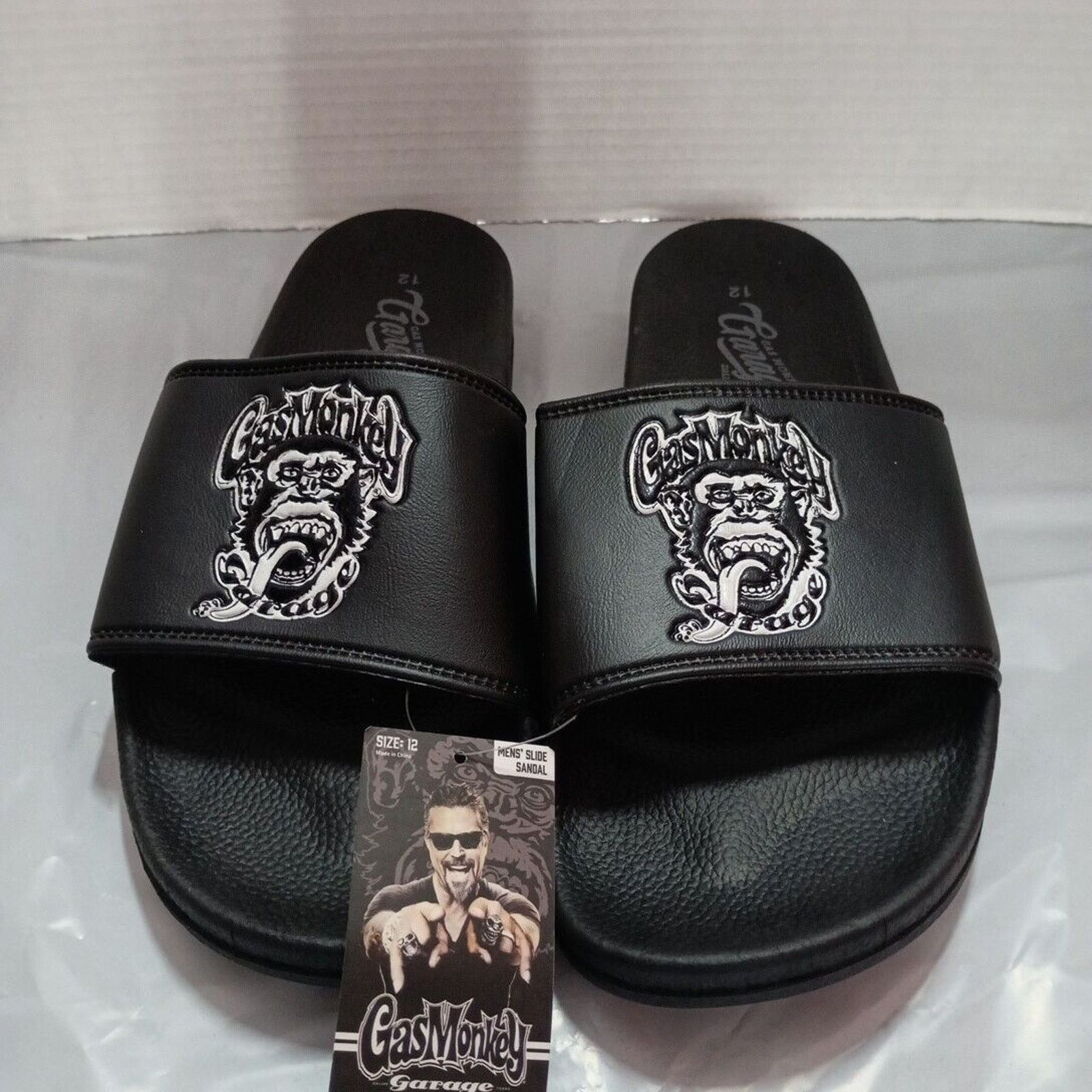 Other Gas Monkey Garage Slides Sandals Men's Size 12 Black Size US 12 / EU 45 - 1 Thumbnail
