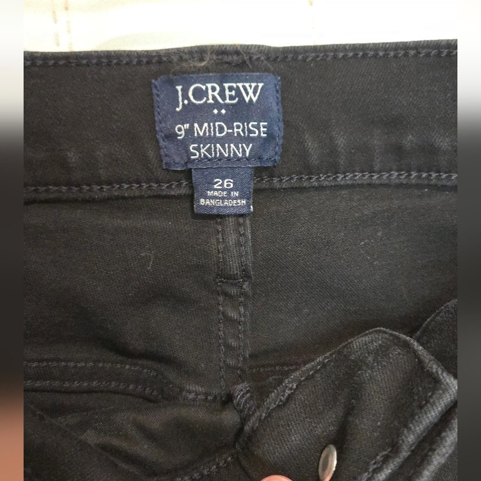 J.Crew J Crew 9" Mid Rise Skinny Jean Size 26" / US 2 / IT 38 - 3 Thumbnail