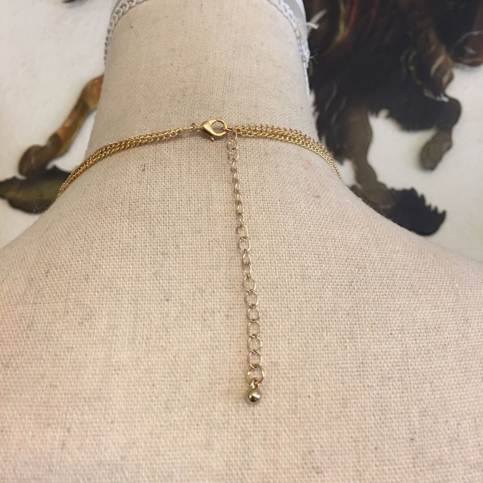 Jewelry Gold tone triple layered sun moon & stars necklace Size ONE SIZE - 5 Thumbnail