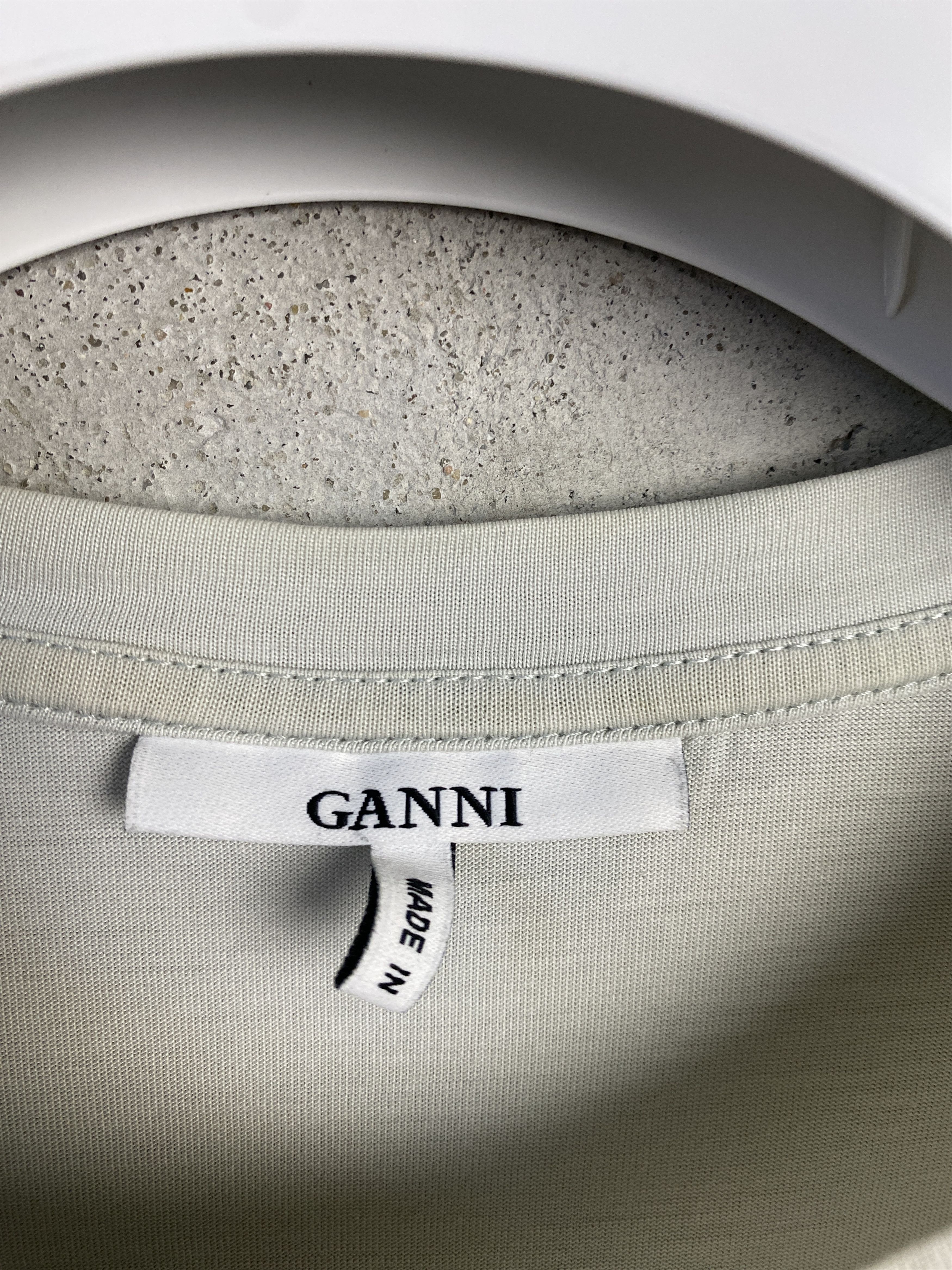 Ganni Ganni Charter big logo t-shirt tee casual scandi Size M / US 6-8 / IT 42-44 - 3 Thumbnail