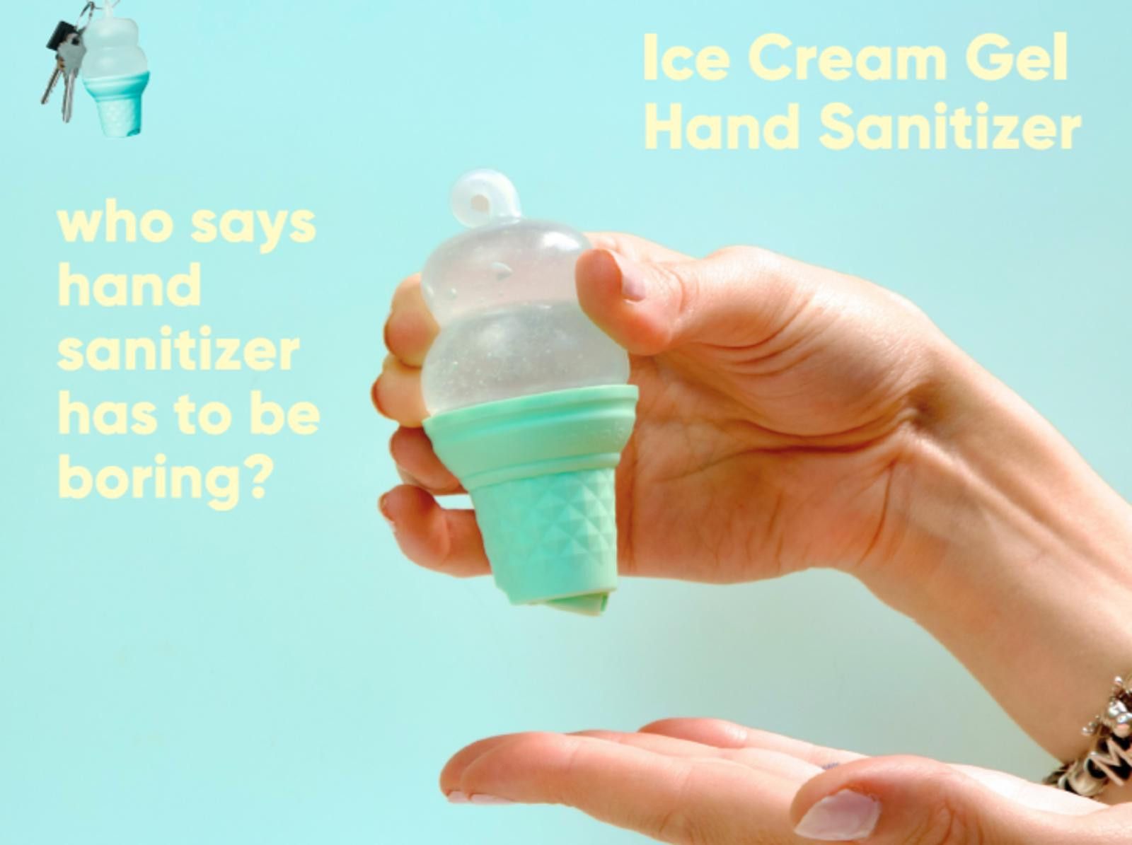 Other Ice Cream Hand Sanitizer Gel Refillable 40ml by Rebels Size ONE SIZE - 4 Thumbnail