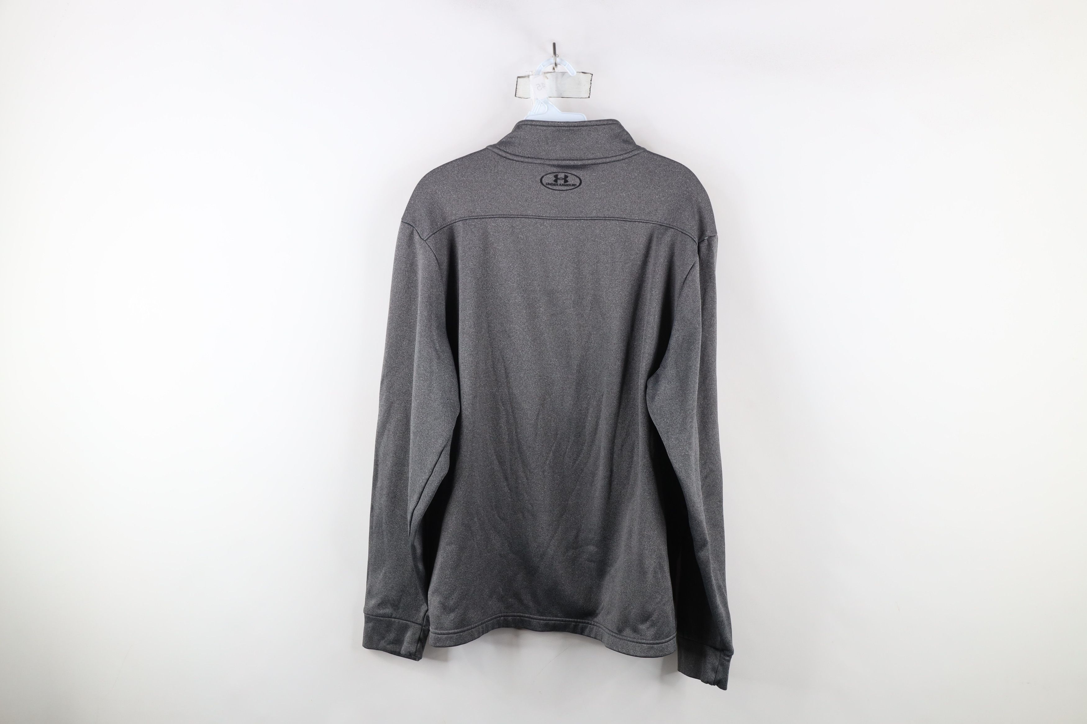 Under Armour × Vintage Under Armour Fit Fleece Lined Half Zip Pullover Sweater Gray Size US L / EU 52-54 / 3 - 11 Thumbnail