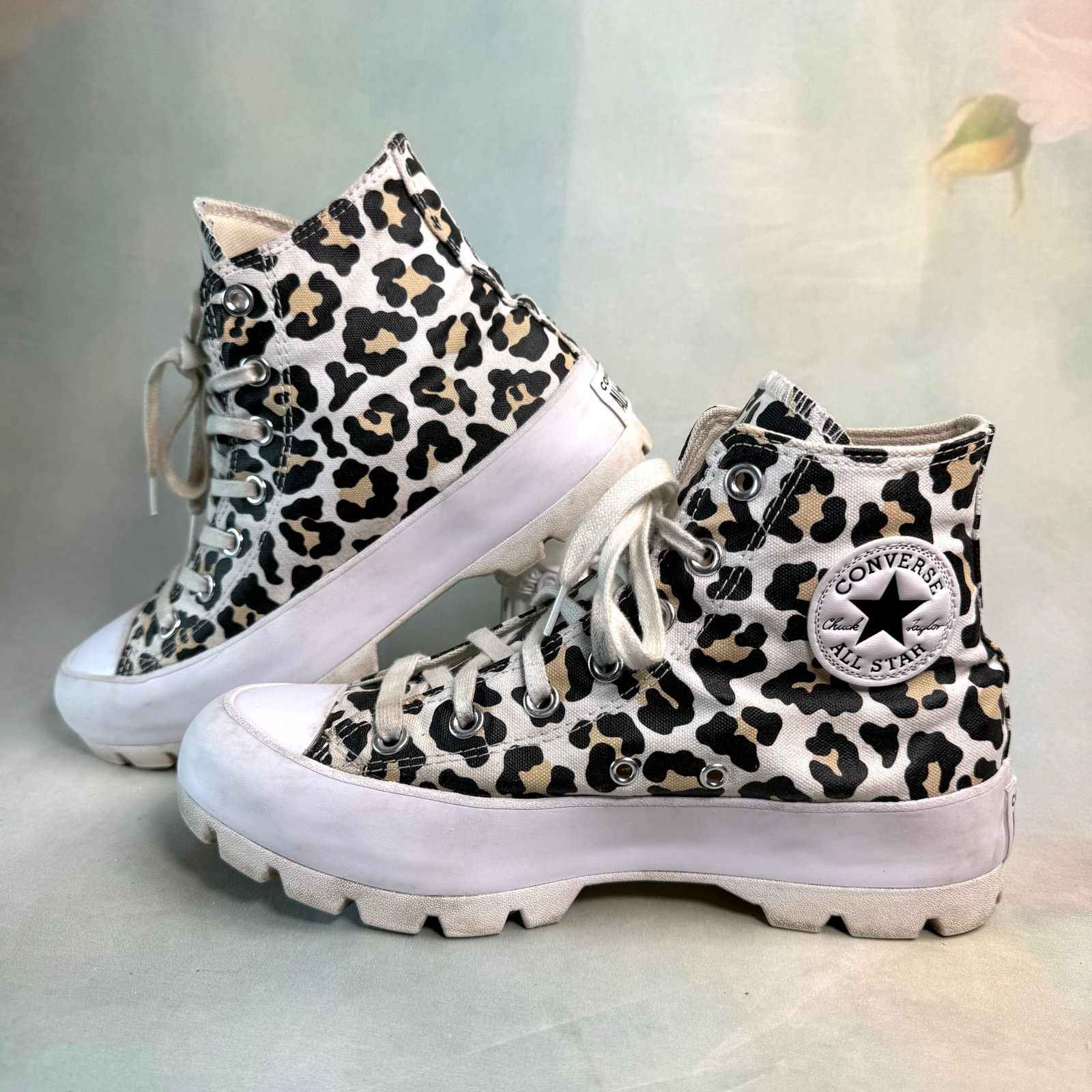 Converse Converse Chuck Taylor All Star Leopard Platform High Top Size US 8 / IT 38 - 2 Thumbnail