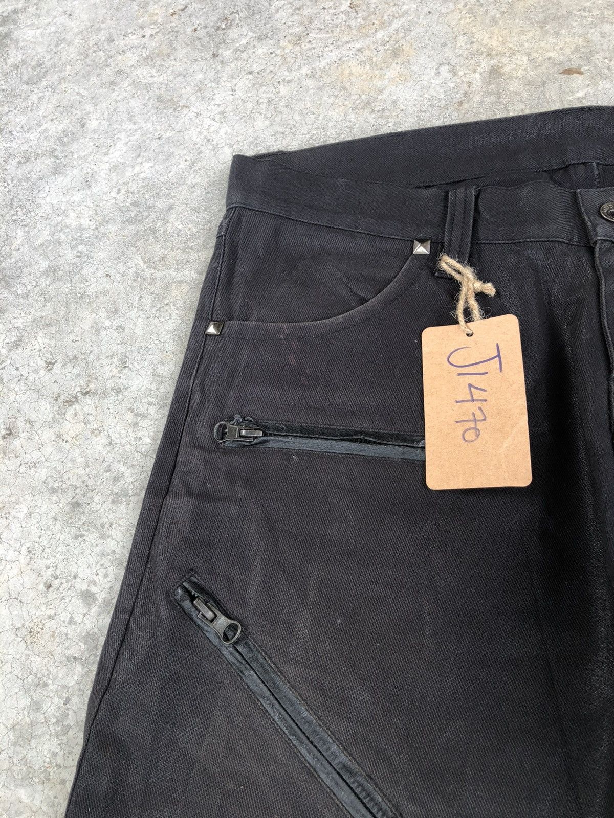 If Six Was Nine Semantic Design Flared Jeans Wax Jeans Size US 32 / EU 48 - 13 Thumbnail