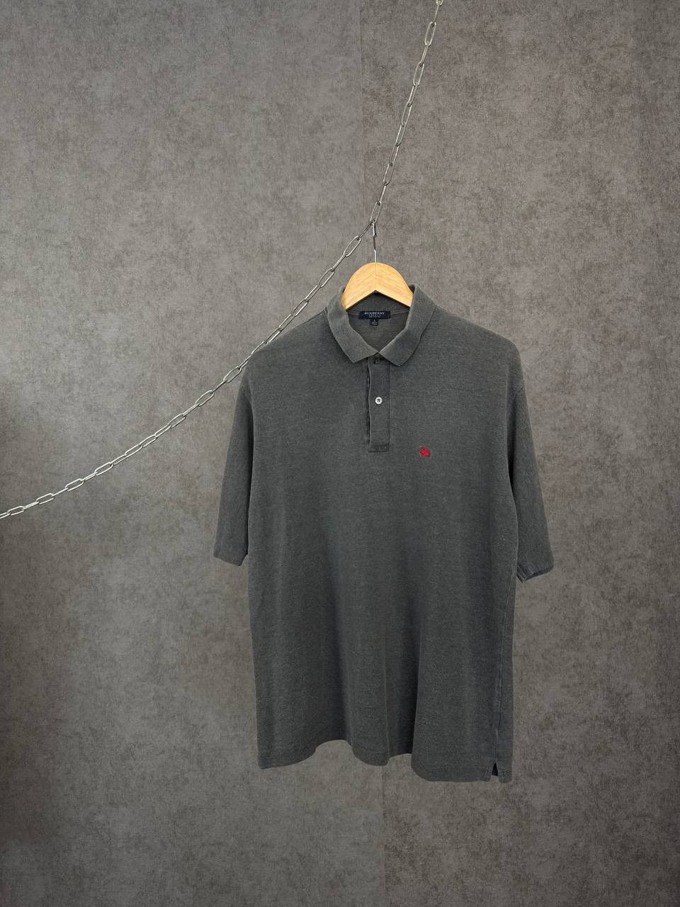 Burberry Burberry vintage luxury designer logo polo tee Size US L / EU 52-54 / 3 - 1 Thumbnail