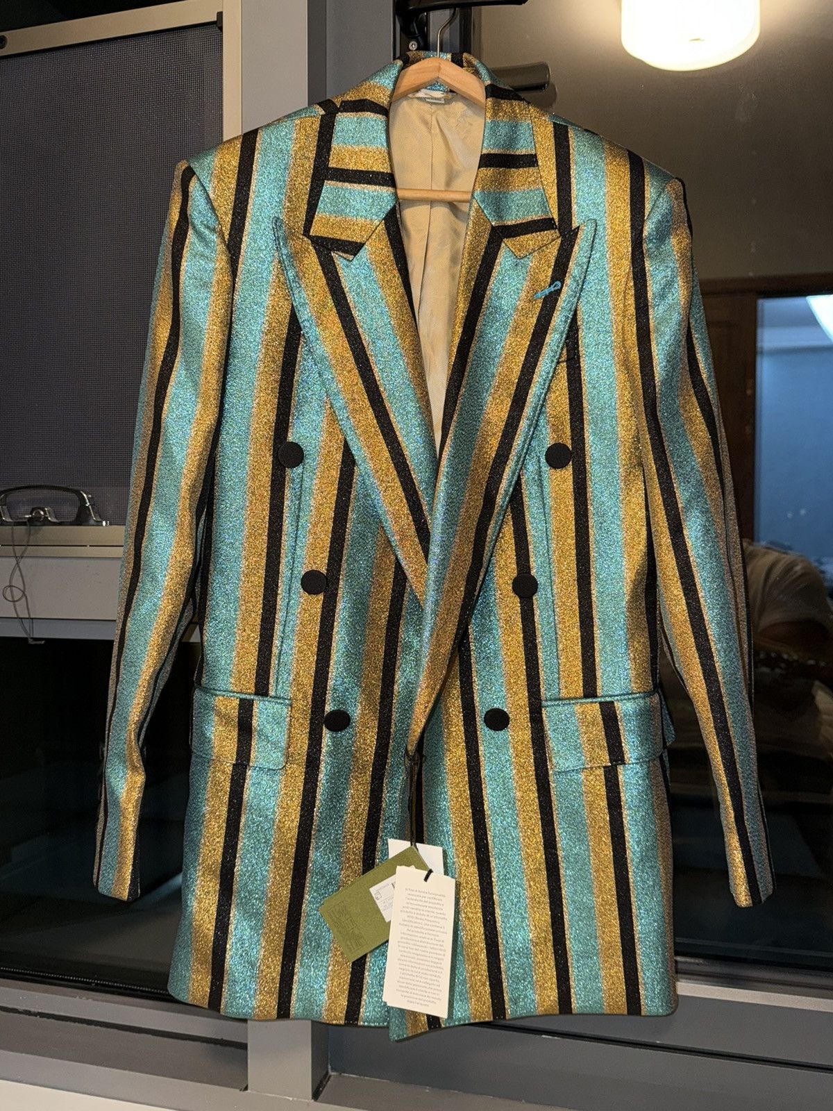 Gucci GUCCI runway Striped Jacket Size 46L - 2 Thumbnail