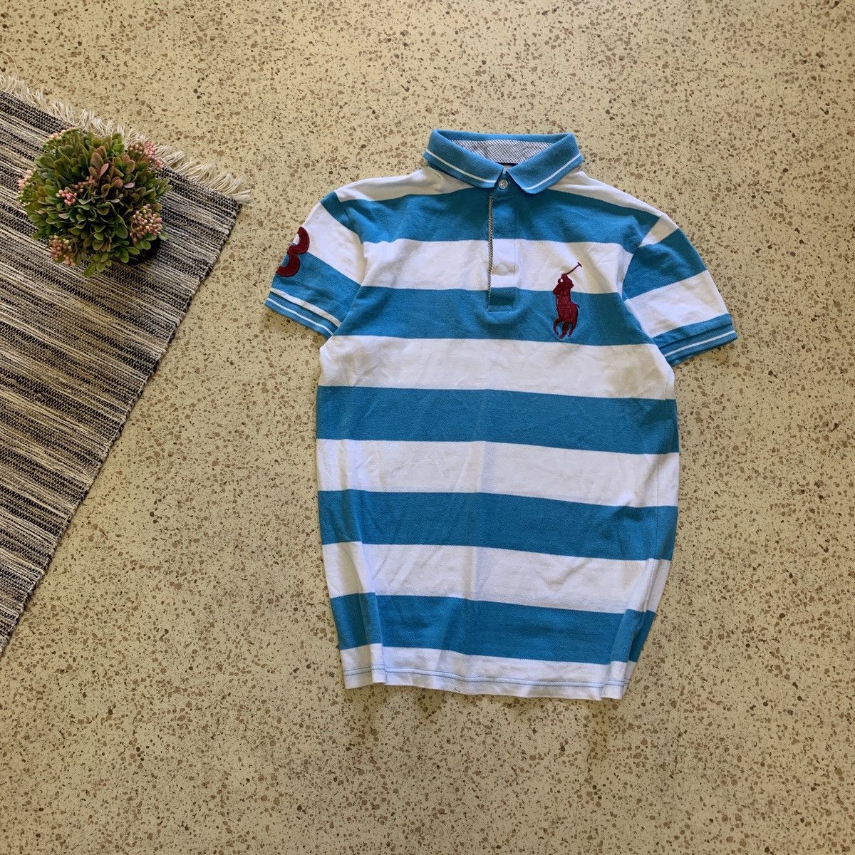 Polo Ralph Lauren Big Pony Striped Hype Polo T shirt Street