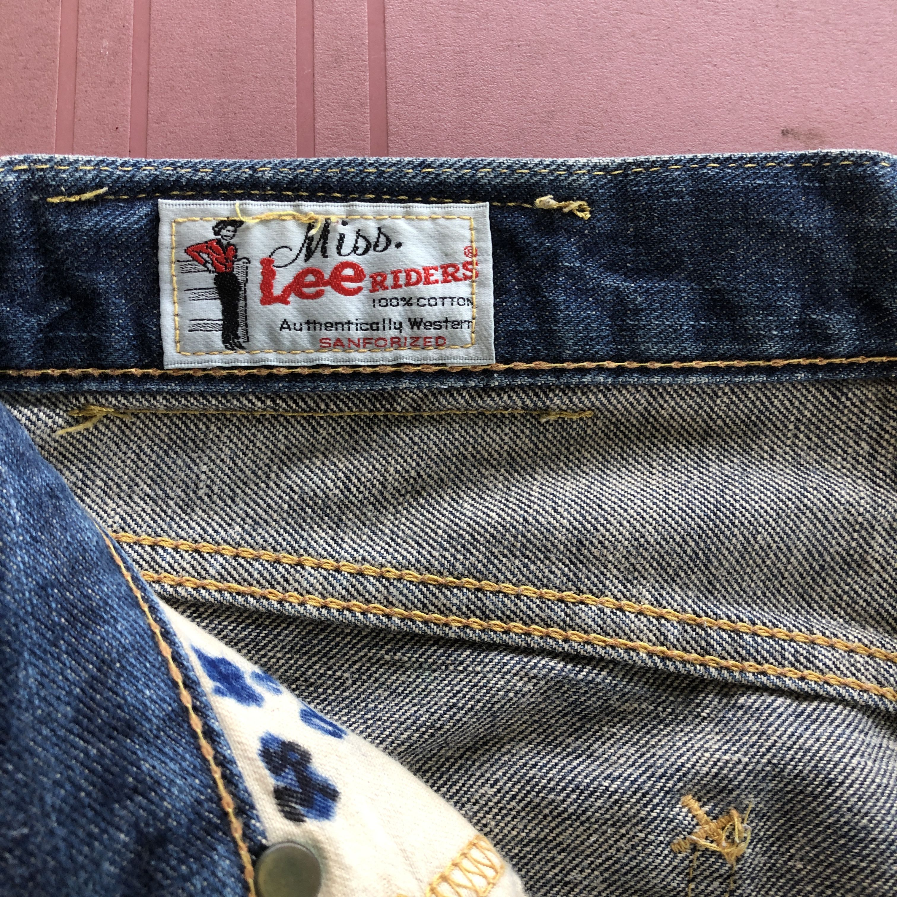 Lee Vintage Lee Selvedge Jeans Redline Lee Sanforized Denim Size 28" / US 6 / IT 42 - 7 Thumbnail