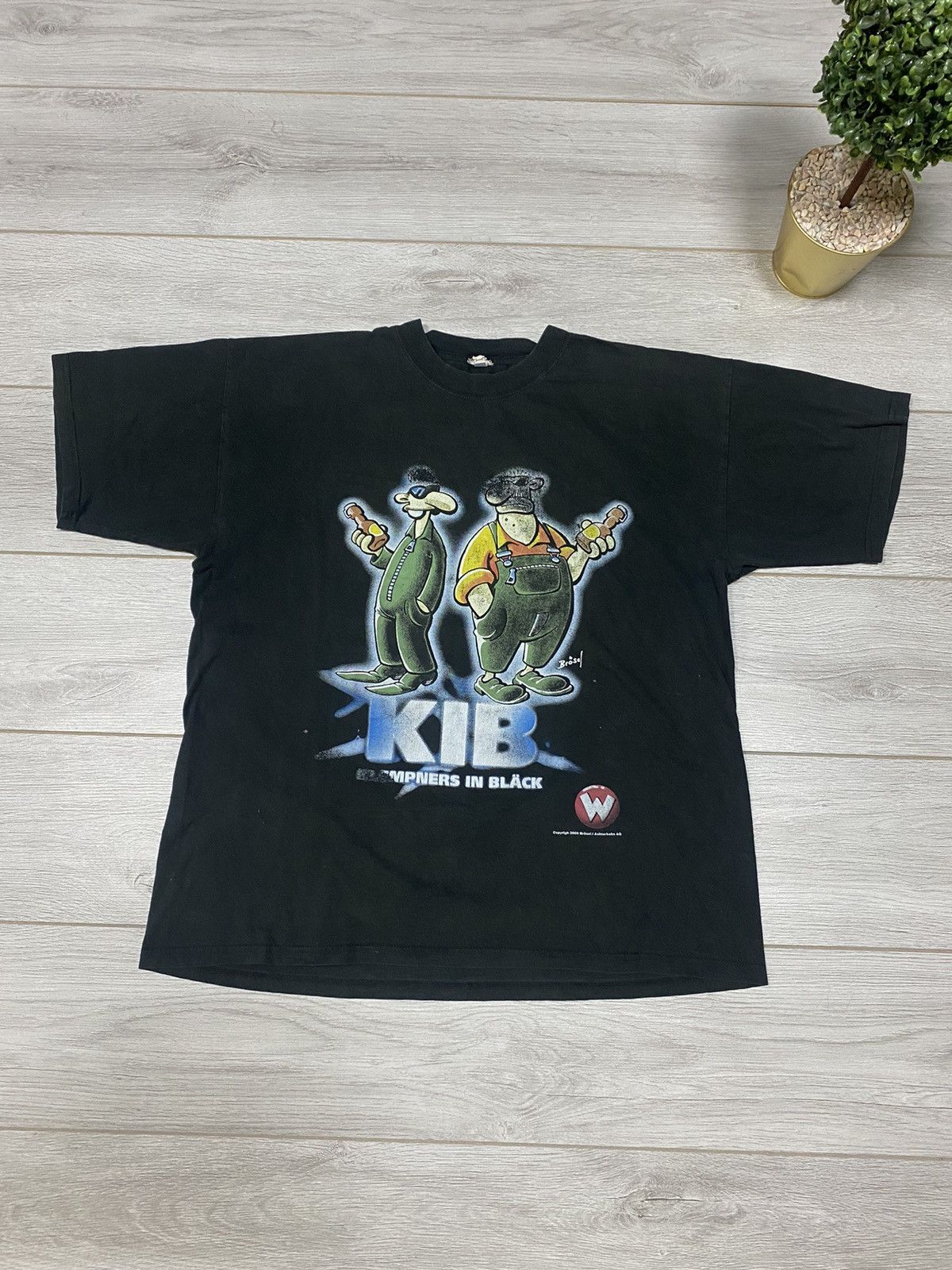 Vintage KIB Vintage Klempners in Black 2000Movie T-Shirt Size US XXL / EU 58 / 5 - 2 Thumbnail