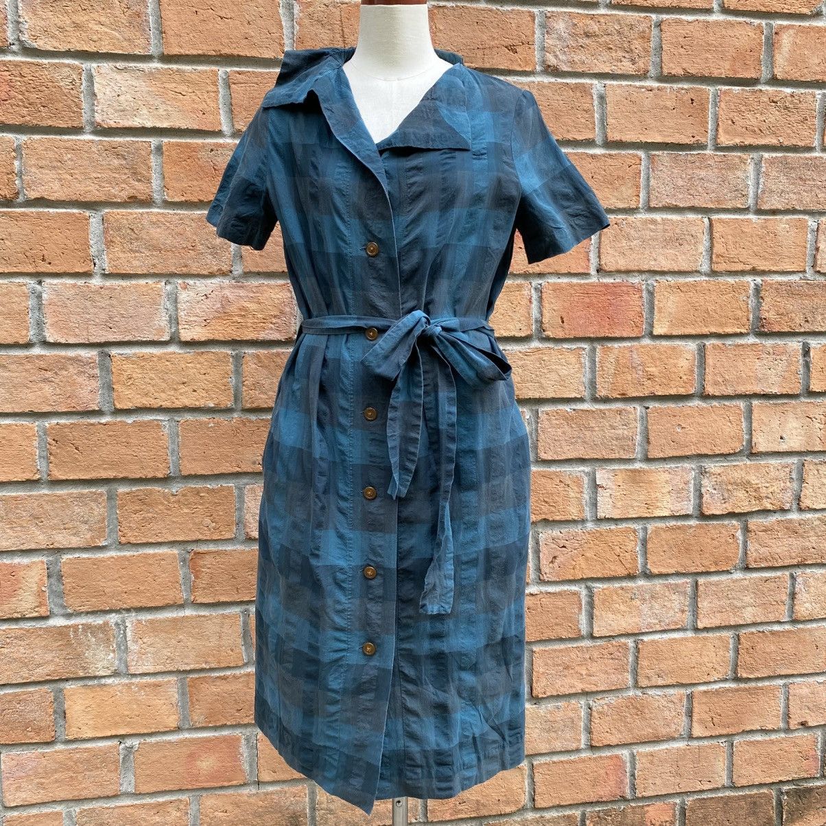 Vivienne Westwood Vivienne Westwood Green Pleated Check Dress with Waist Tie Size XS / US 0-2 / IT 36-38 - 13 Thumbnail