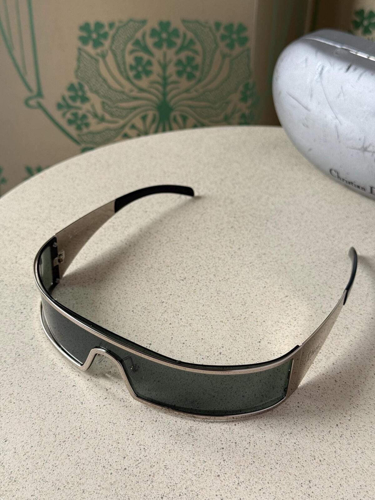 Dior 2003 Dior Punk Sunglasses John Galliano Runway Shield Mask Size ONE SIZE - 11 Thumbnail