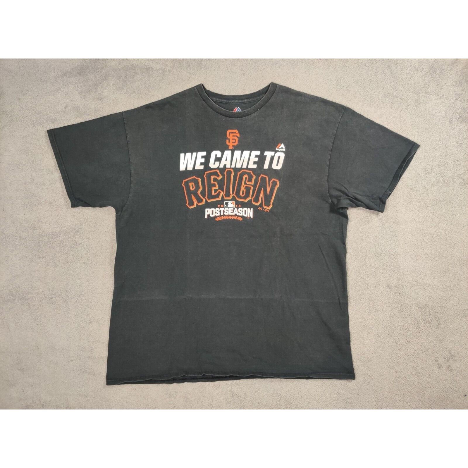 Majestic San Francisco Giants Shirt Adult Mens Welcome to Reign Size US XXL / EU 58 / 5 - 1 Thumbnail