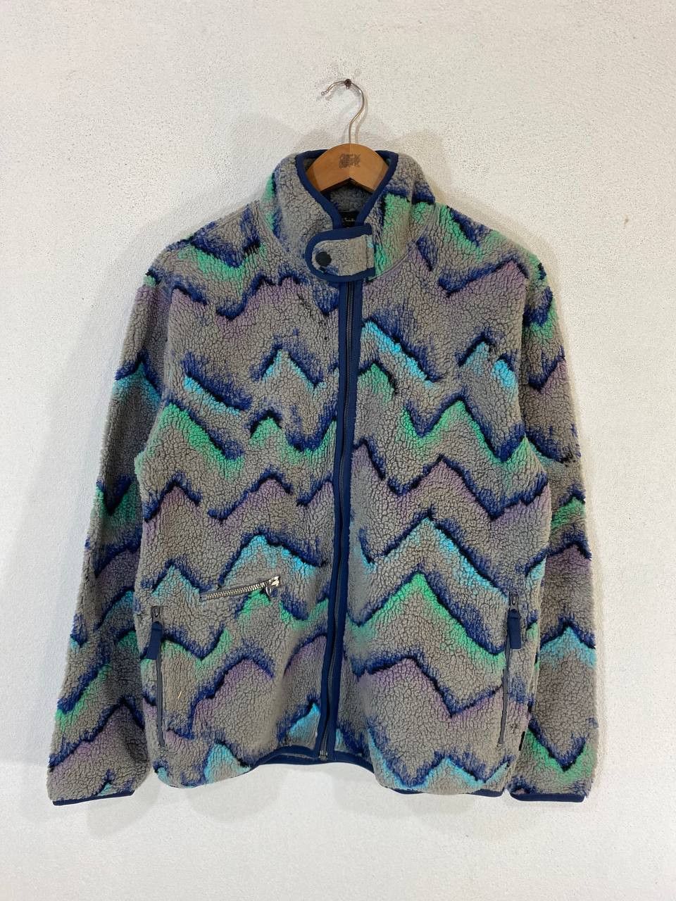 Paul Smith RARE!! paul smith fleece jacket very nice design Size US L / EU 52-54 / 3 - 1 Thumbnail