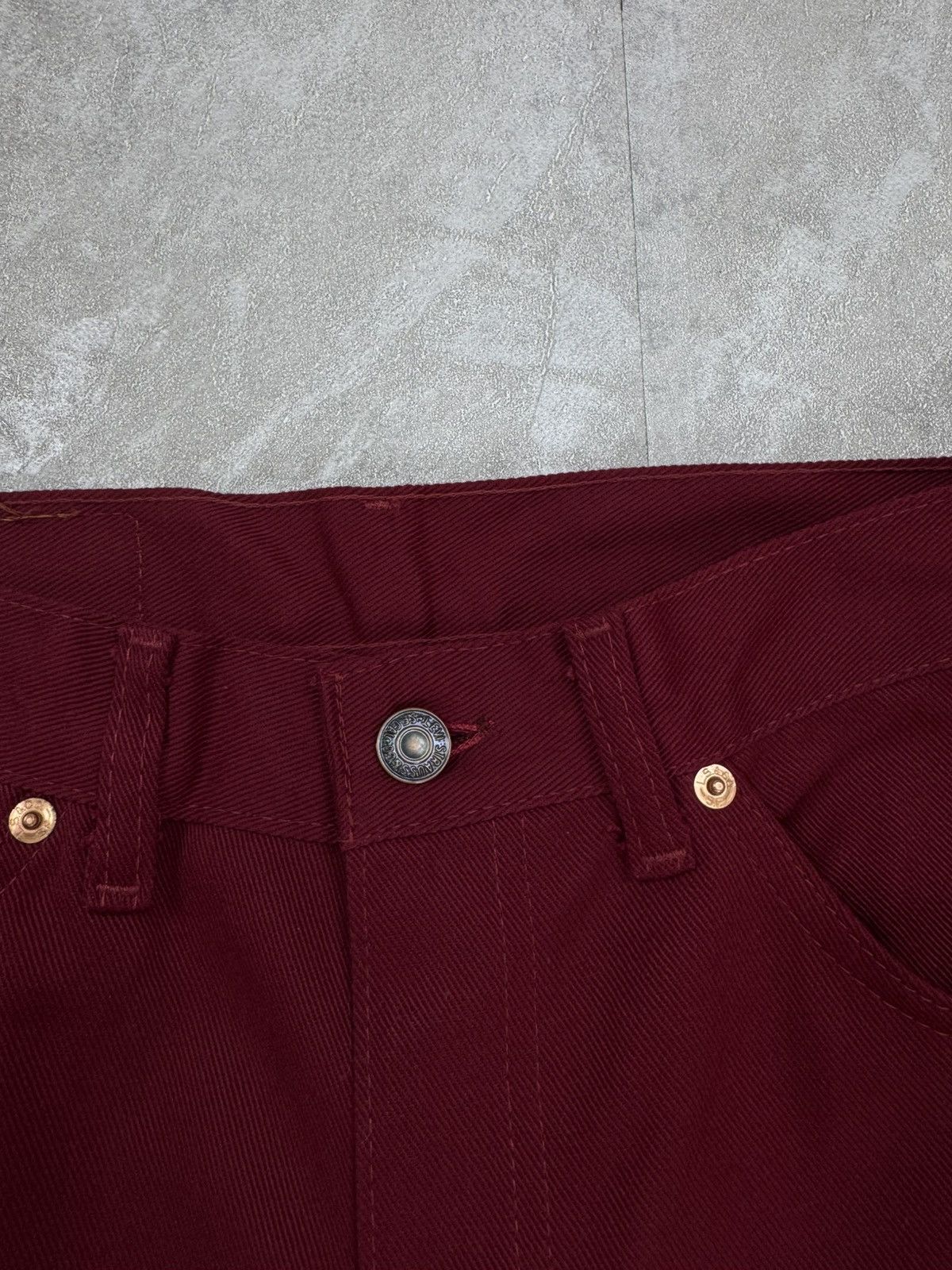 Levi's Vintage Clothing Rare Levis 630 30 88 Womens red jeans W28 L36 Size 28" / US 6 / IT 42 - 13 Thumbnail
