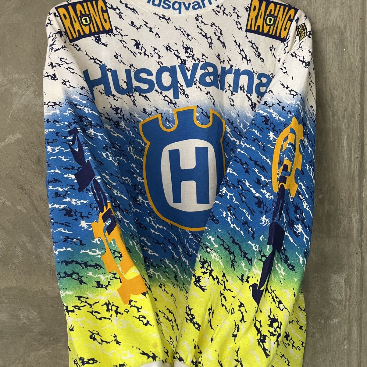 Gear for Sports × Vintage New Old Stock Vintage 90s Jersey Motocross Husqvarna Size US L / EU 52-54 / 3 - 10 Thumbnail
