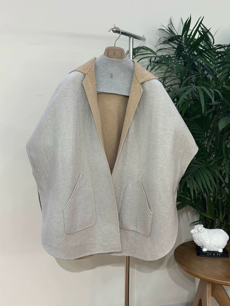 Loro Piana LORO PIANA Double-faced cloak jacket Size S / US 4 / IT 40 - 7 Thumbnail