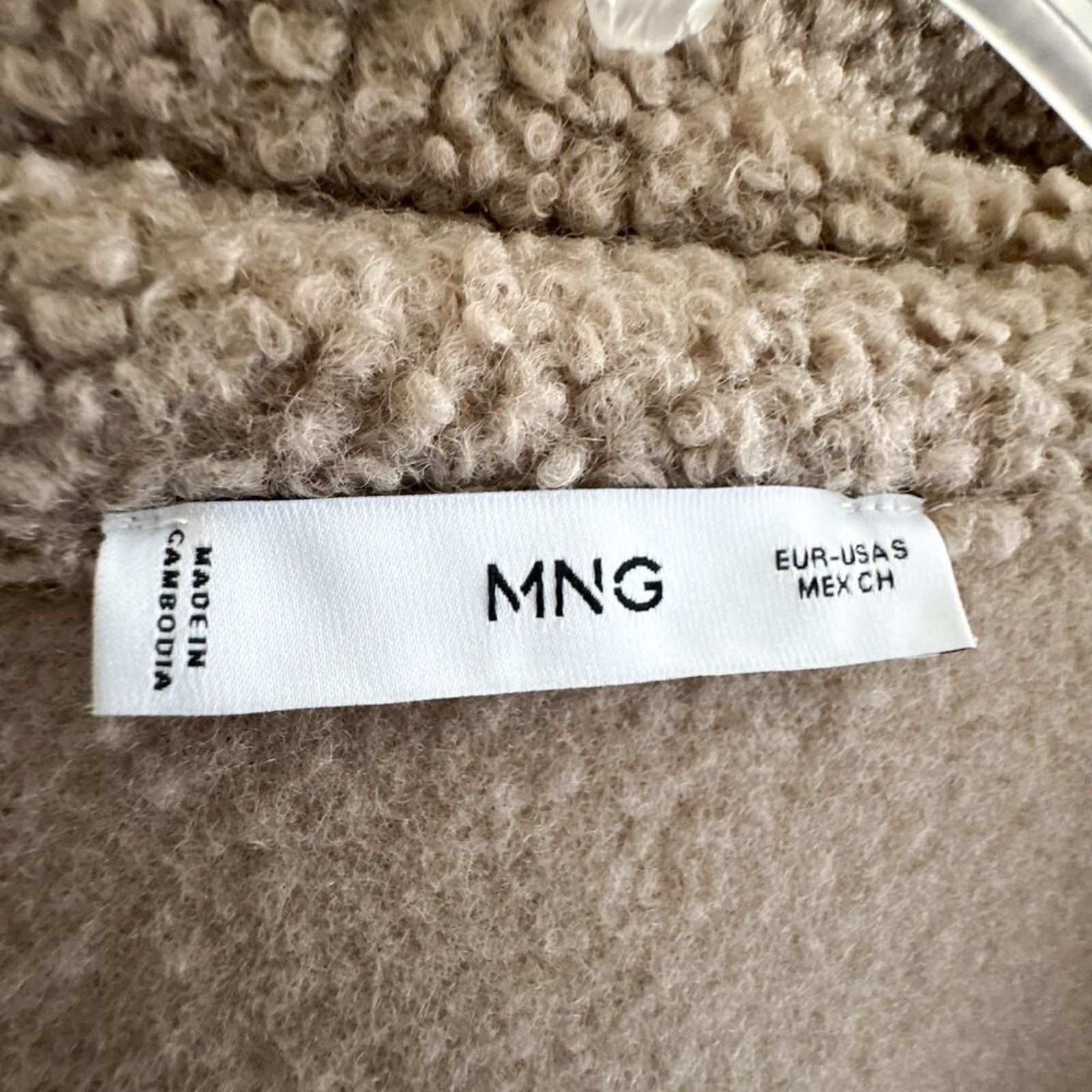 Mango Mango Boucle Faux Shearling Collar Jacket Womens Small Size S / US 4 / IT 40 - 5 Thumbnail