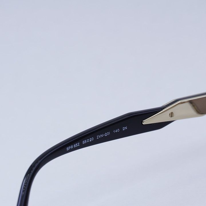 Prada Prada PR65ZS ZVN20I Sunglasses Pale Gold Oval Frame Size ONE SIZE - 8 Thumbnail