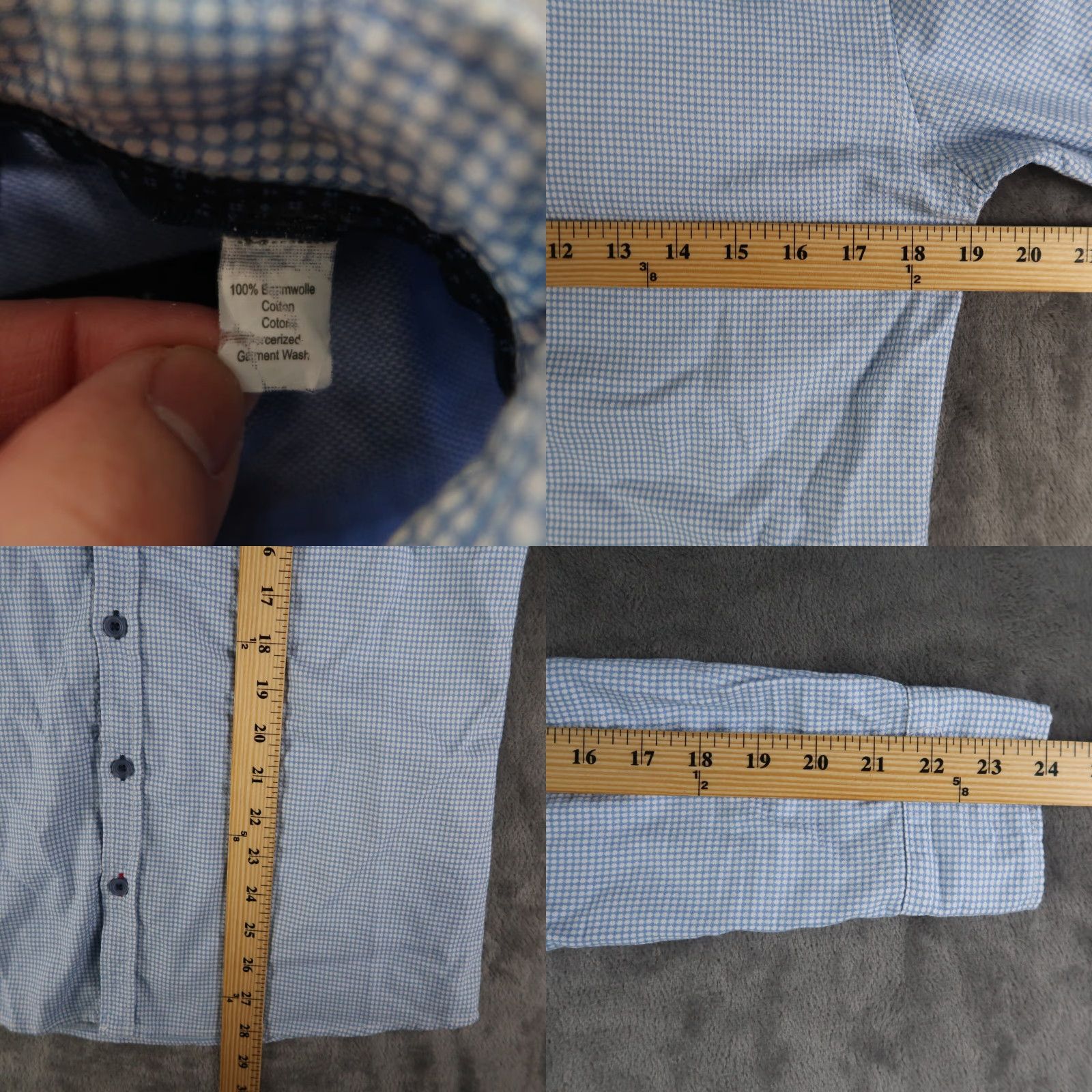 Pierre Balmain Pierre Balmain Paris Mens Dress Shirt S 37-38 Polka Dot Long Sleeve Button Up Size S / US 4 / IT 40 - 8 Thumbnail