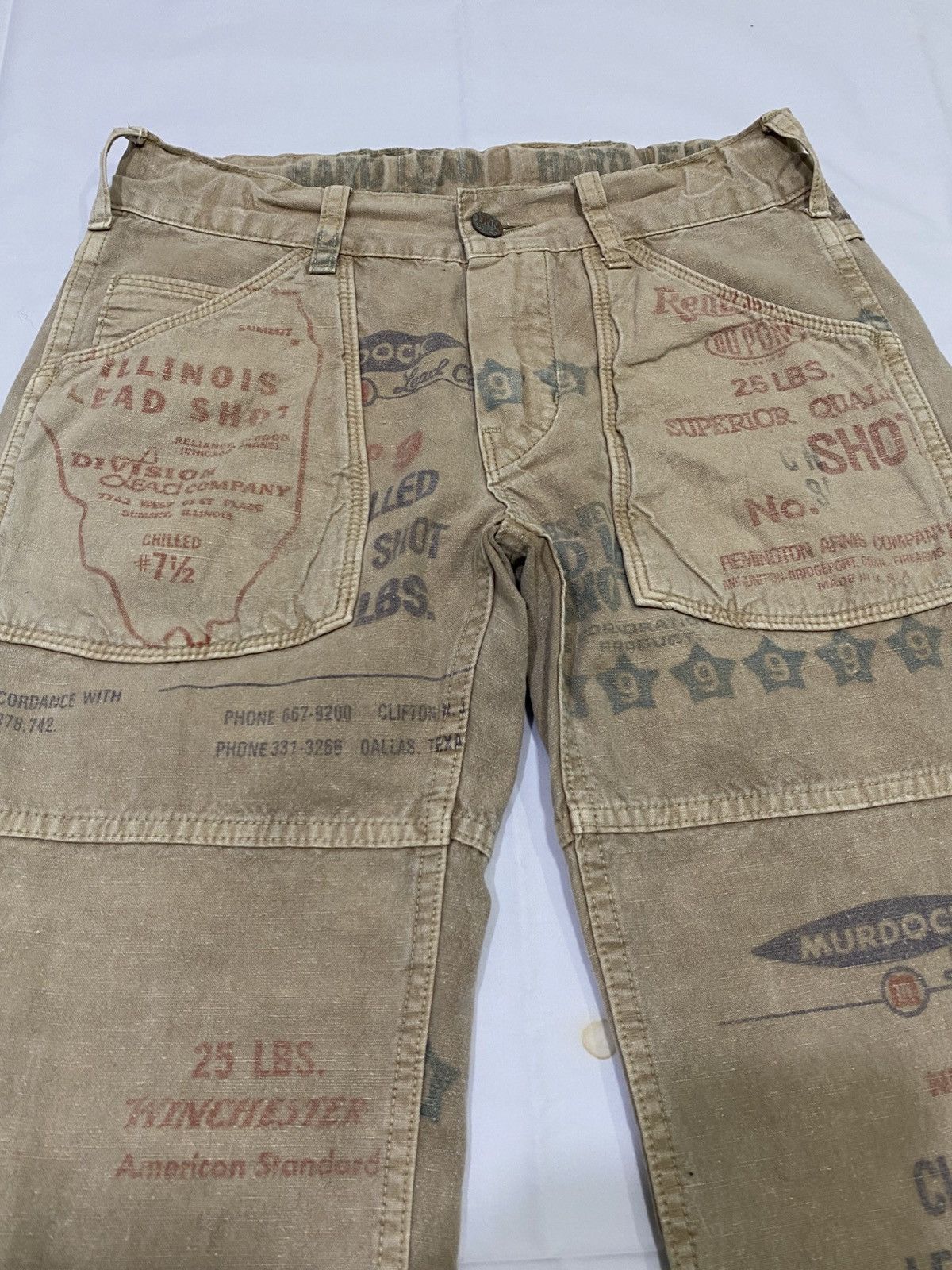 Hysteric Glamour Japanese brand denim & dungaree paint trousers / khakis pant Size US 28 / EU 44 - 20 Thumbnail