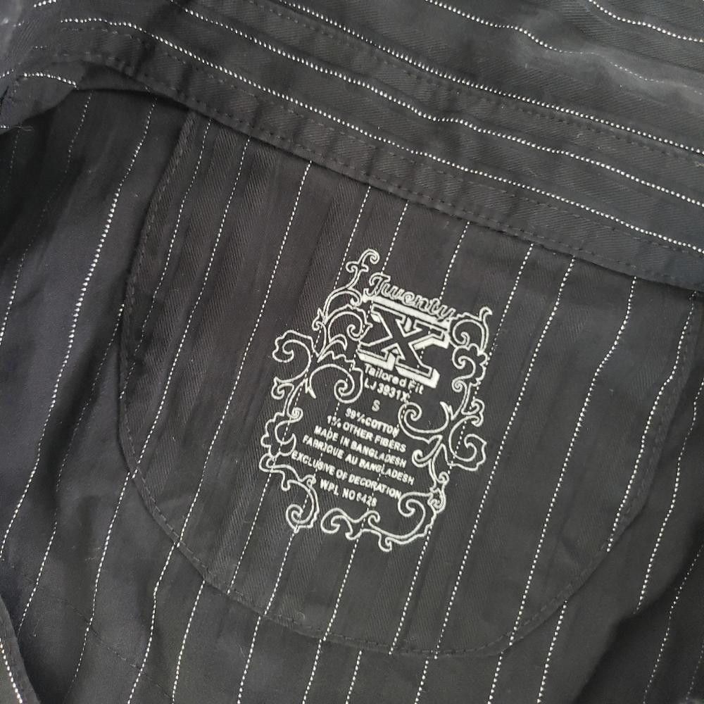 Designer Black Longhorn 20X Horse Show Button Down Size S / US 4 / IT 40 - 4 Thumbnail