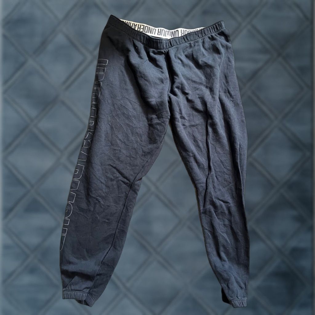 Under Armour Under Armour Womens Black High Rise Stretch Training Gym Jogger L Size 36" / US 14 / IT 50 - 1 Thumbnail