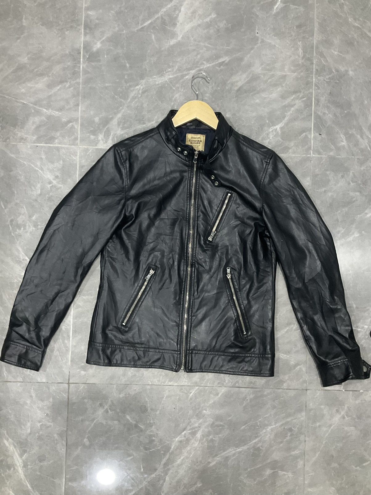 Japanese Brand Confirm Rider Style Authentic Garments Japan Leather Size US M / EU 48-50 / 2 - 1 Thumbnail