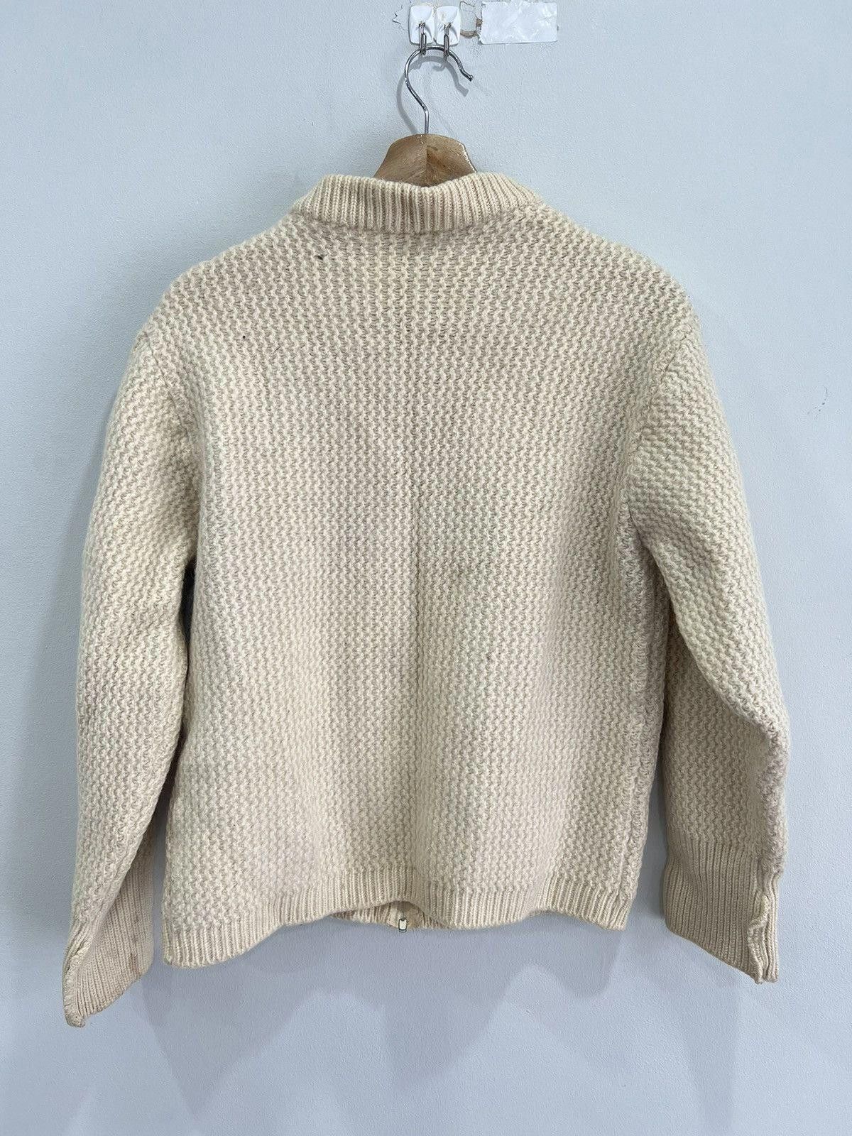 Vintage Vintage Womens Cable Knit Zip Up Sweater Size S / US 4 / IT 40 - 2 Thumbnail