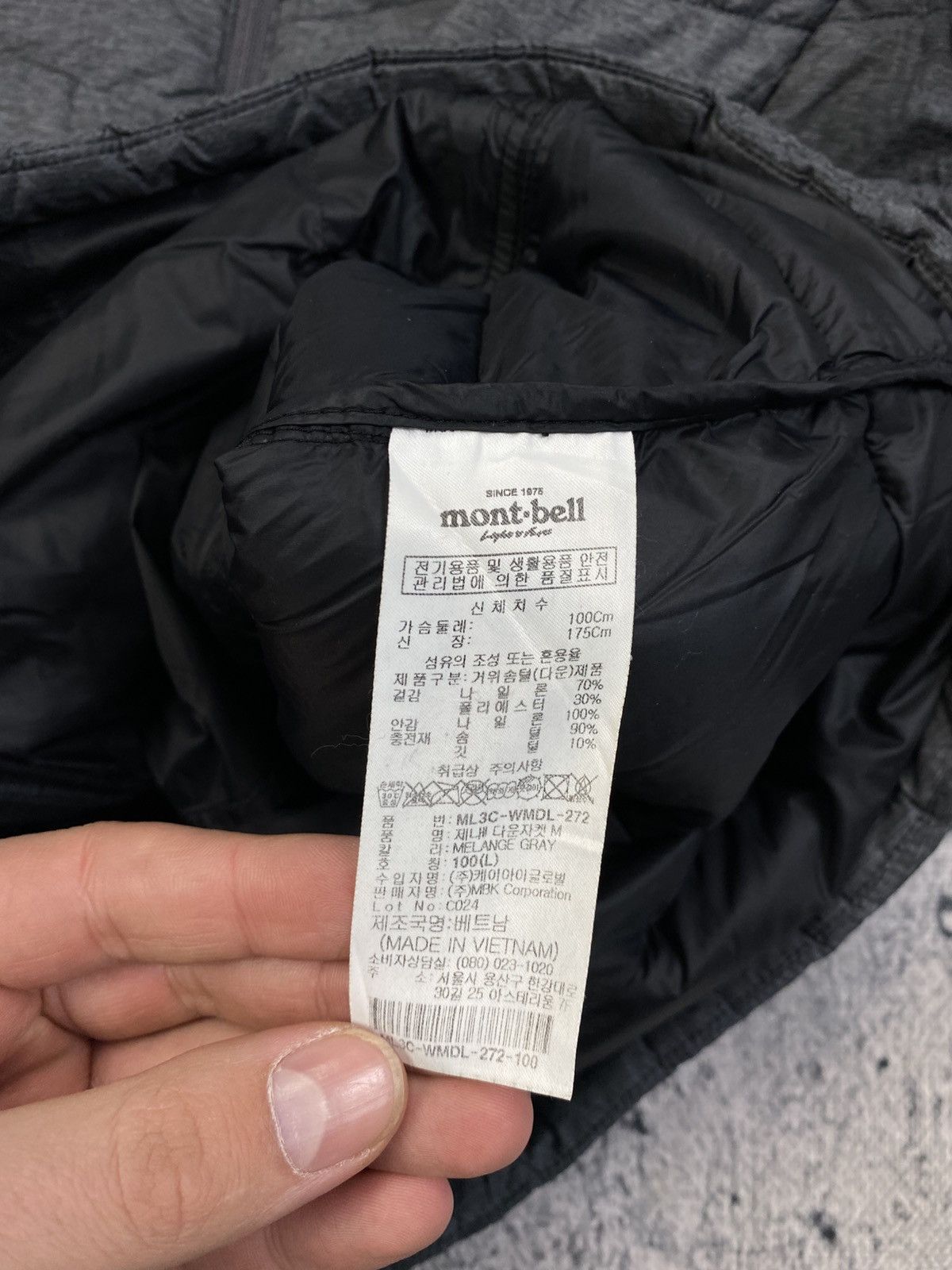 Montbell × Vintage Montbell Puffer jacket bomber Size US M / EU 48-50 / 2 - 9 Thumbnail