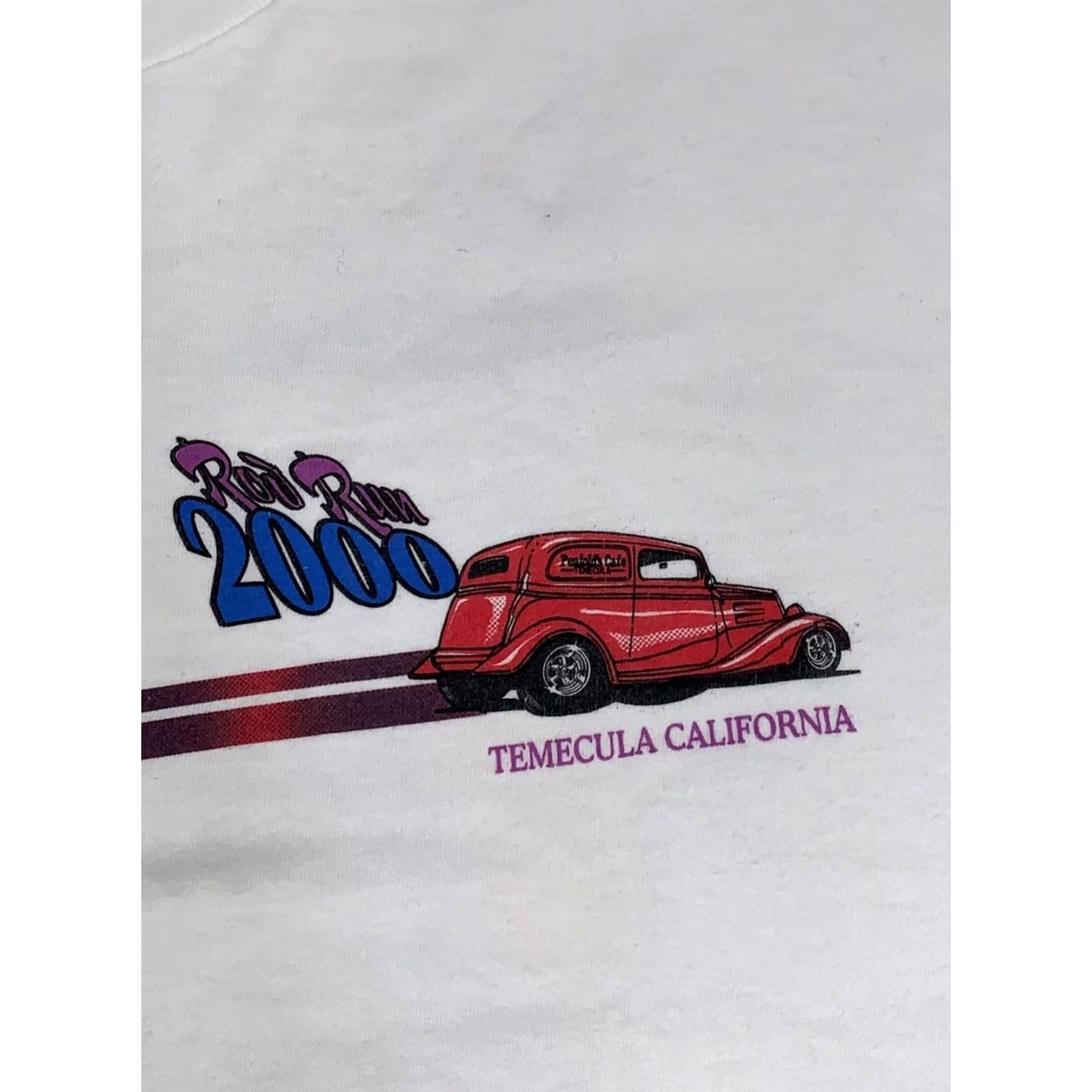 Vintage VINTAGE Hot Rod Run 2000 Men L White Classic So Cal Temecula Muscle Cars 13207 Size US L / EU 52-54 / 3 - 5 Thumbnail