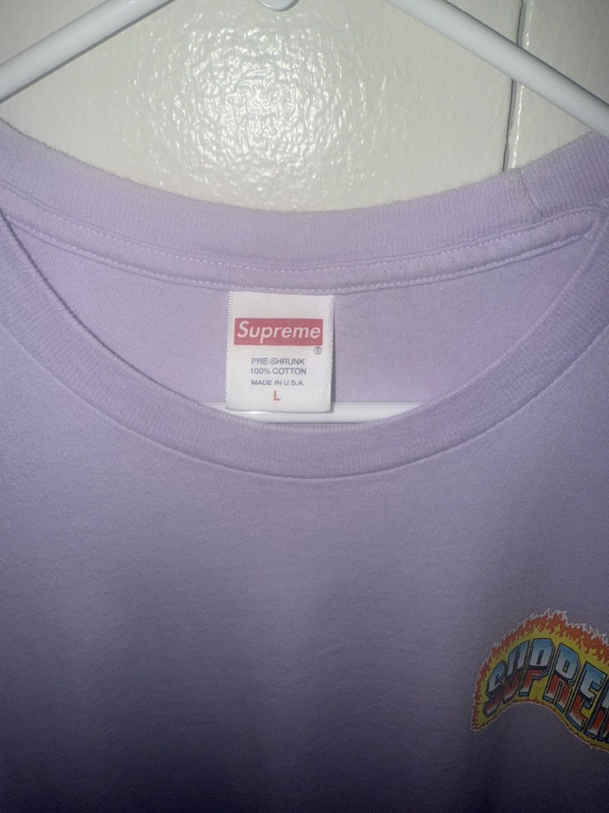 Supreme Supreme flame tee Size US L / EU 52-54 / 3 - 2 Thumbnail