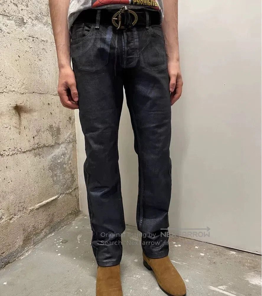 Gucci gucci waxed burgundy fitted jeans size 48. Size US 34 / EU 50 - 8 Thumbnail
