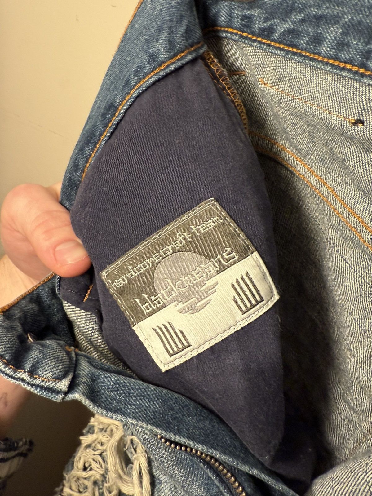 1017 ALYX 9SM Alyx x Blackmeans Distressed Denim Size US 32 / EU 48 - 6 Thumbnail