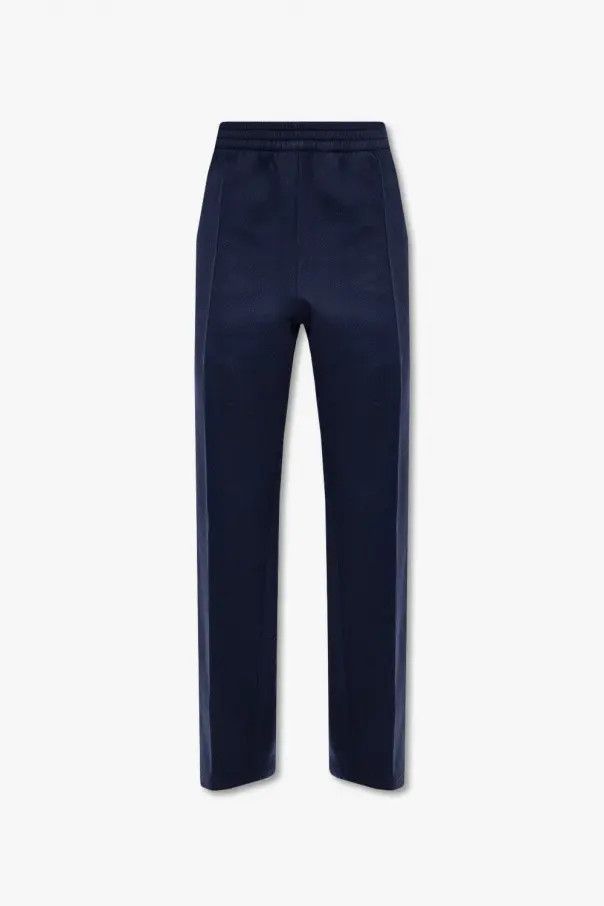 o1w1db10624 Wool Flannel Abyss Trousers in Blue