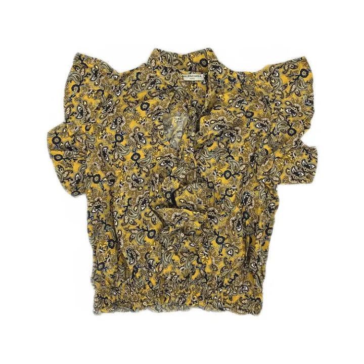 Balenciaga Balenciaga Casual Multi-Color Short Sleeve Top 0079-2507 Size US S / EU 44-46 / 1 - 1 Thumbnail