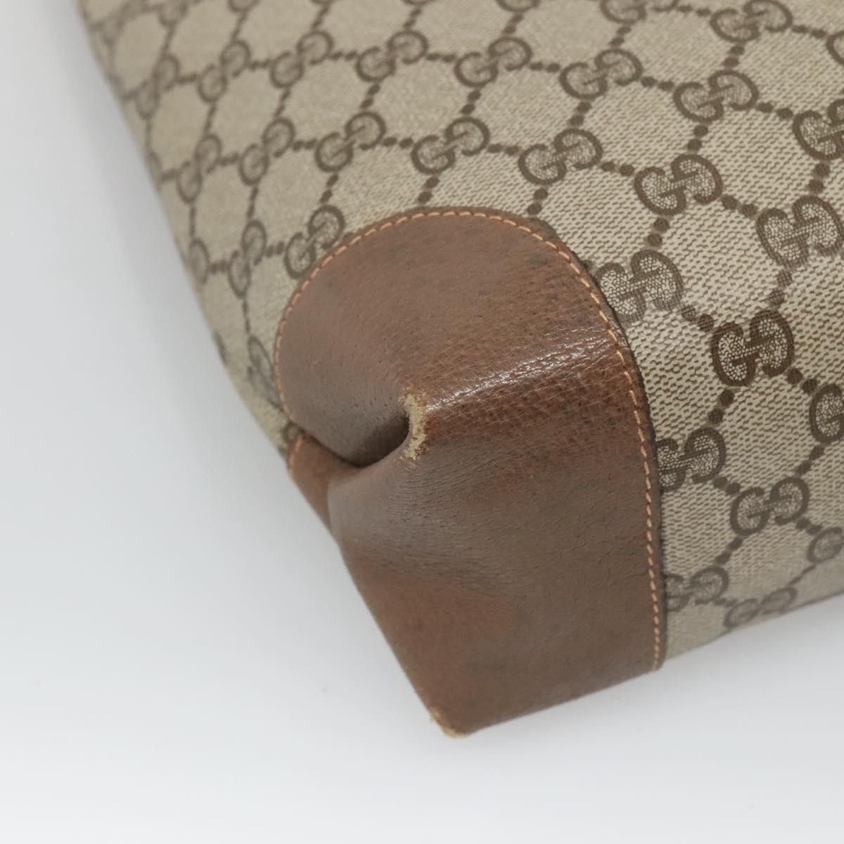 Gucci GUCCI GG Supreme Web Sherry Line Tote Bag Pvc Beige 002 904 Size ONE SIZE - 13 Thumbnail