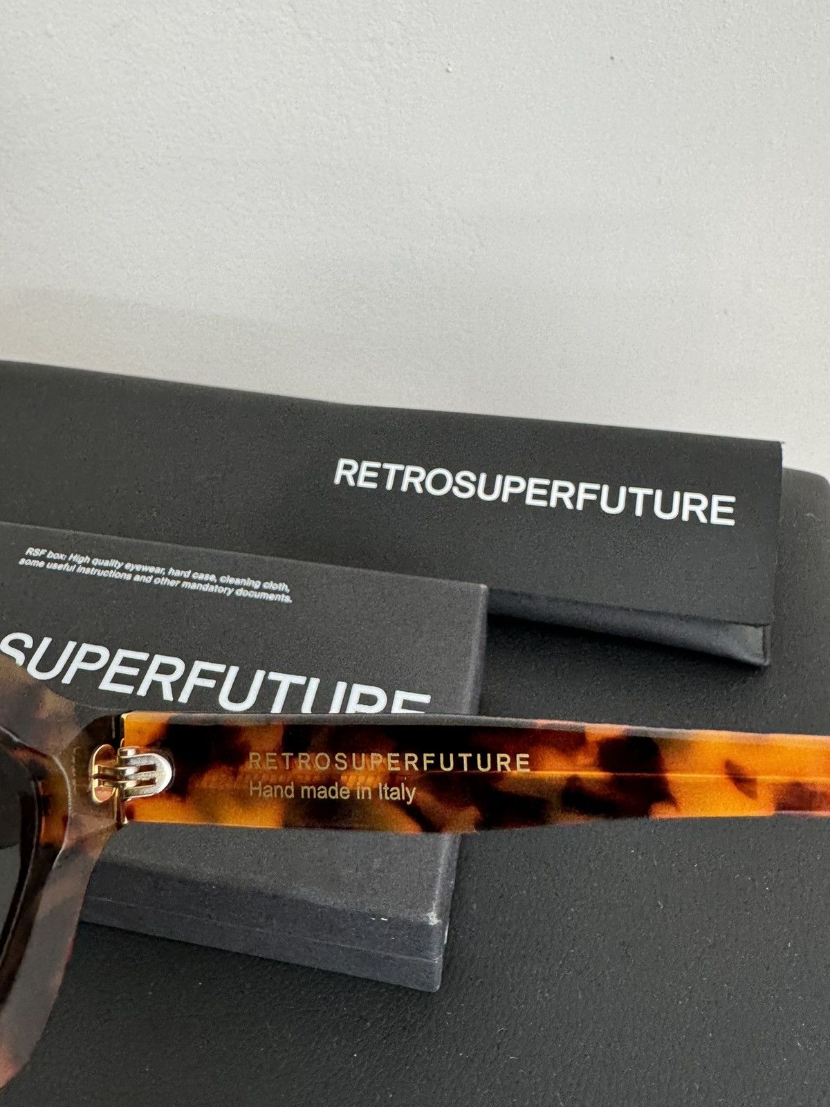 Retrosuperfuture Retrosuperfuture Pooch sunglasses - tortoise shell Size ONE SIZE - 4 Thumbnail