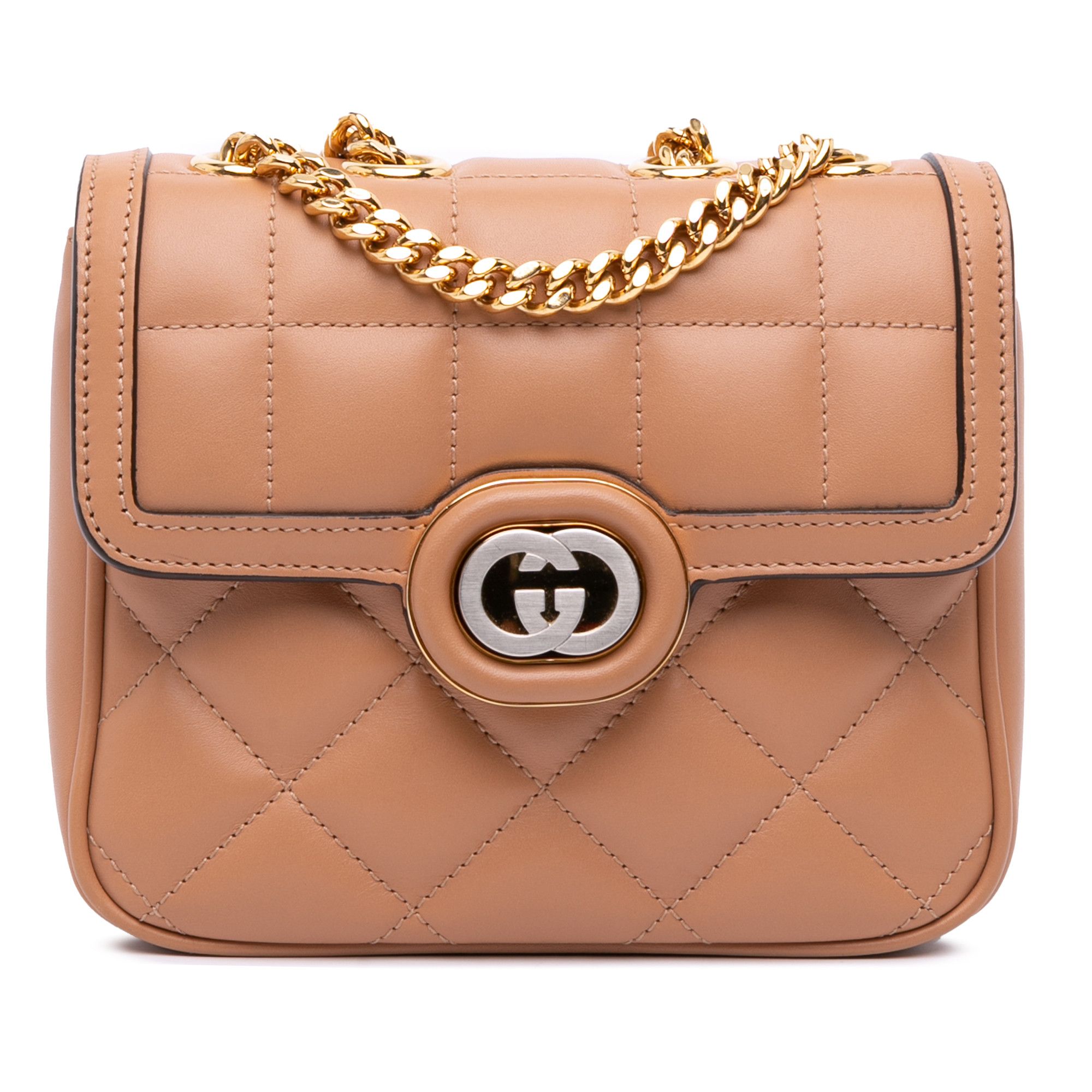 Gucci Gucci Mini Leather Deco Chain Shoulder Bag Size ONE SIZE - 1 Thumbnail