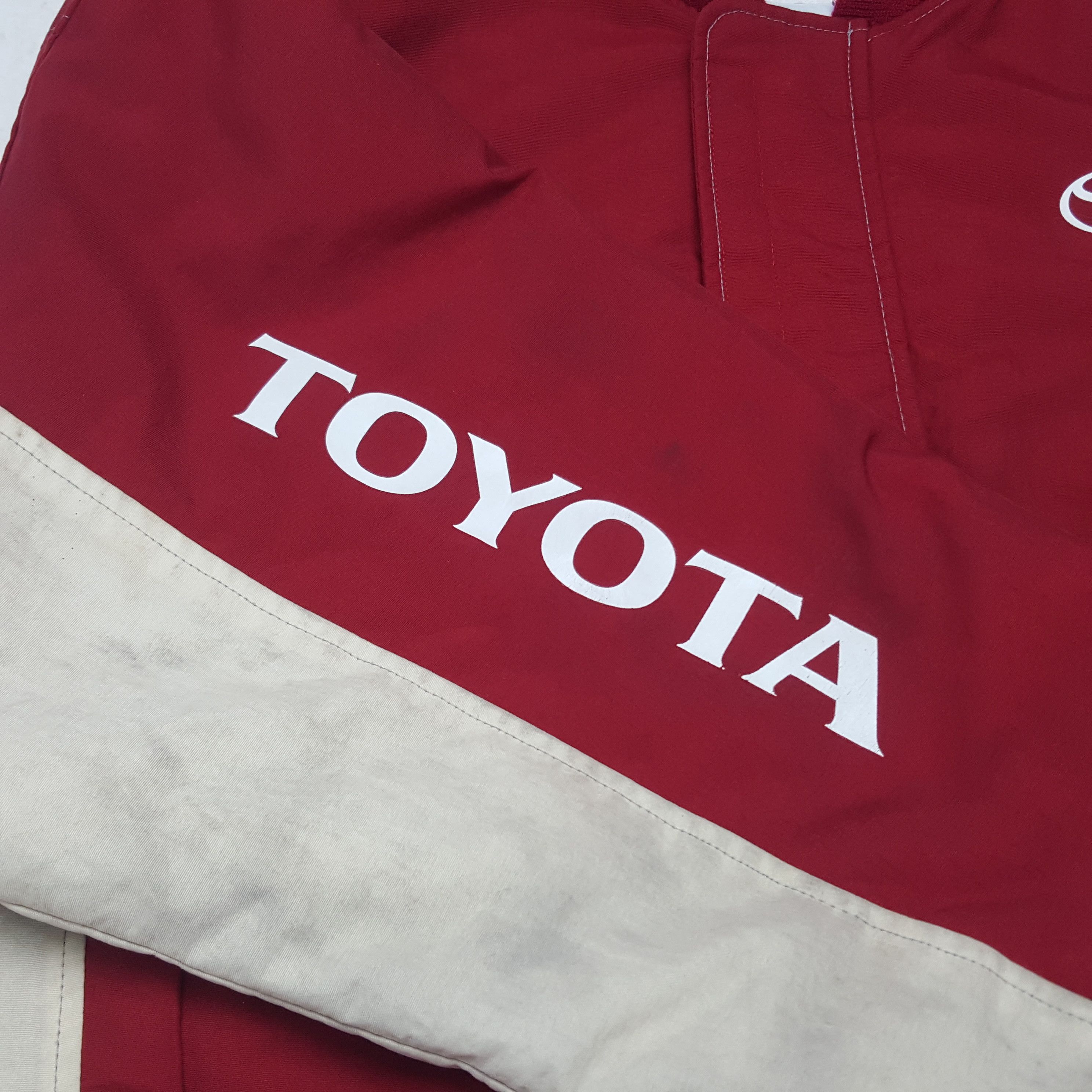 Vintage Vintage Toyota Racing Sport Bomber Jacket Size US L / EU 52-54 / 3 - 11 Thumbnail