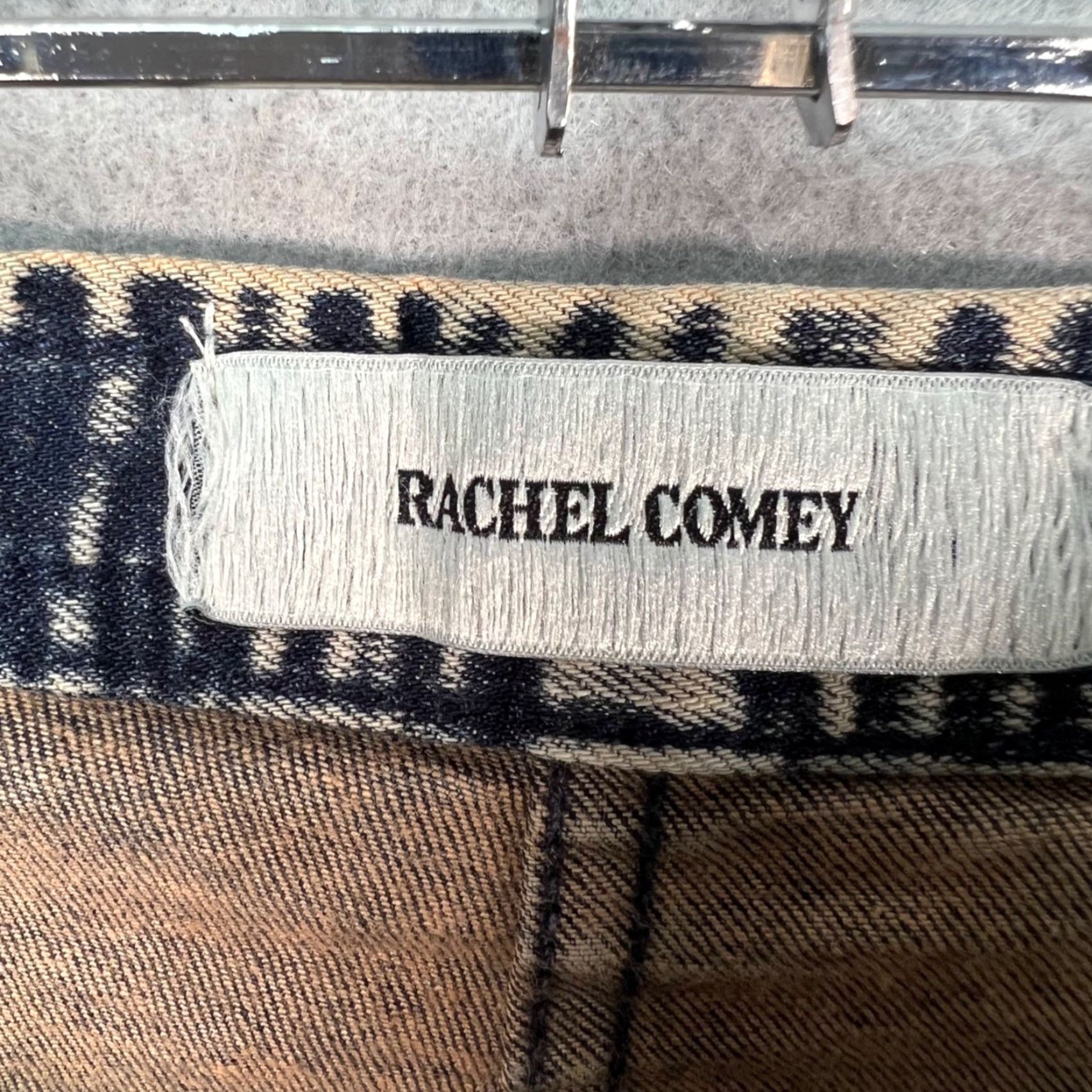 Rachel Comey Rachel Comey Womens Jeans Wide-Leg 4 Acid Wash Denim 28in Inseam Blue 5-Pocket Spring Summer Fall Womens Jeans Size 27" / US 4 / IT 40 - 3 Thumbnail