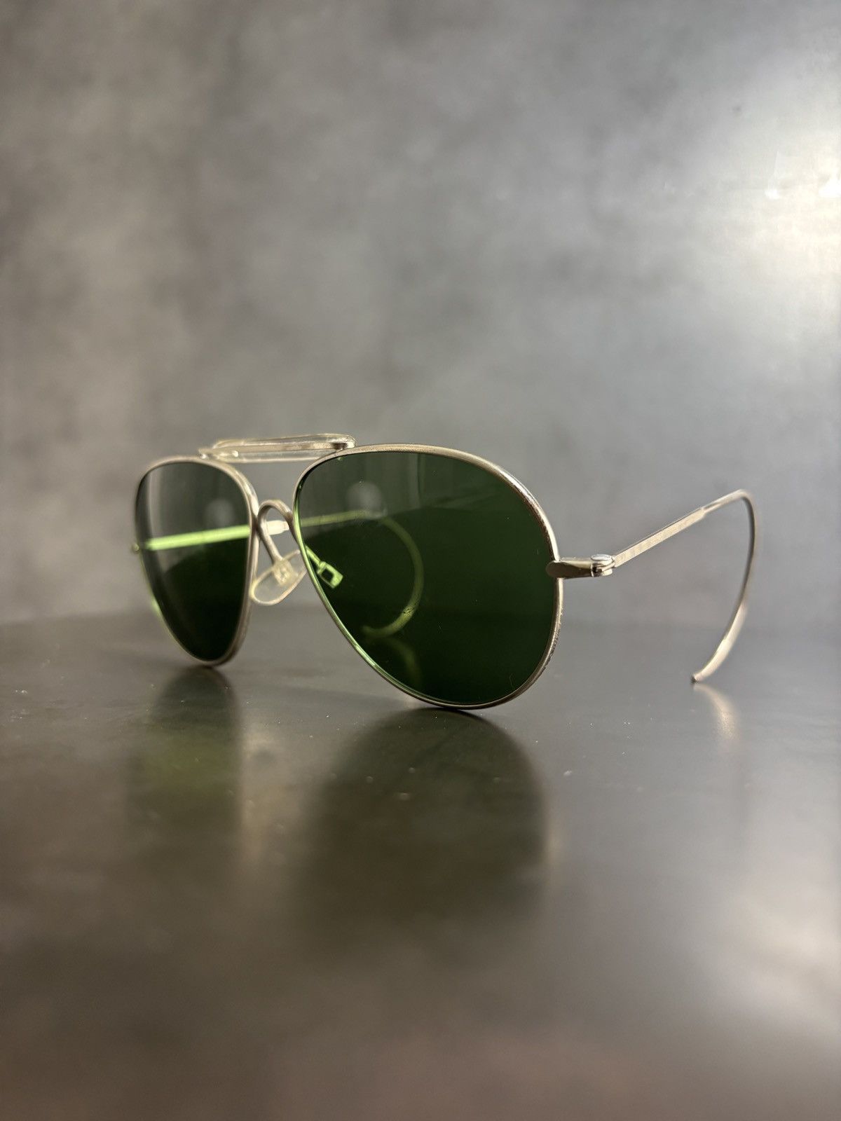 RayBan × Vintage Vintage Aviator Sunglasses Hooked Metal Glacier 60s 70s 80s Size ONE SIZE - 1 Thumbnail