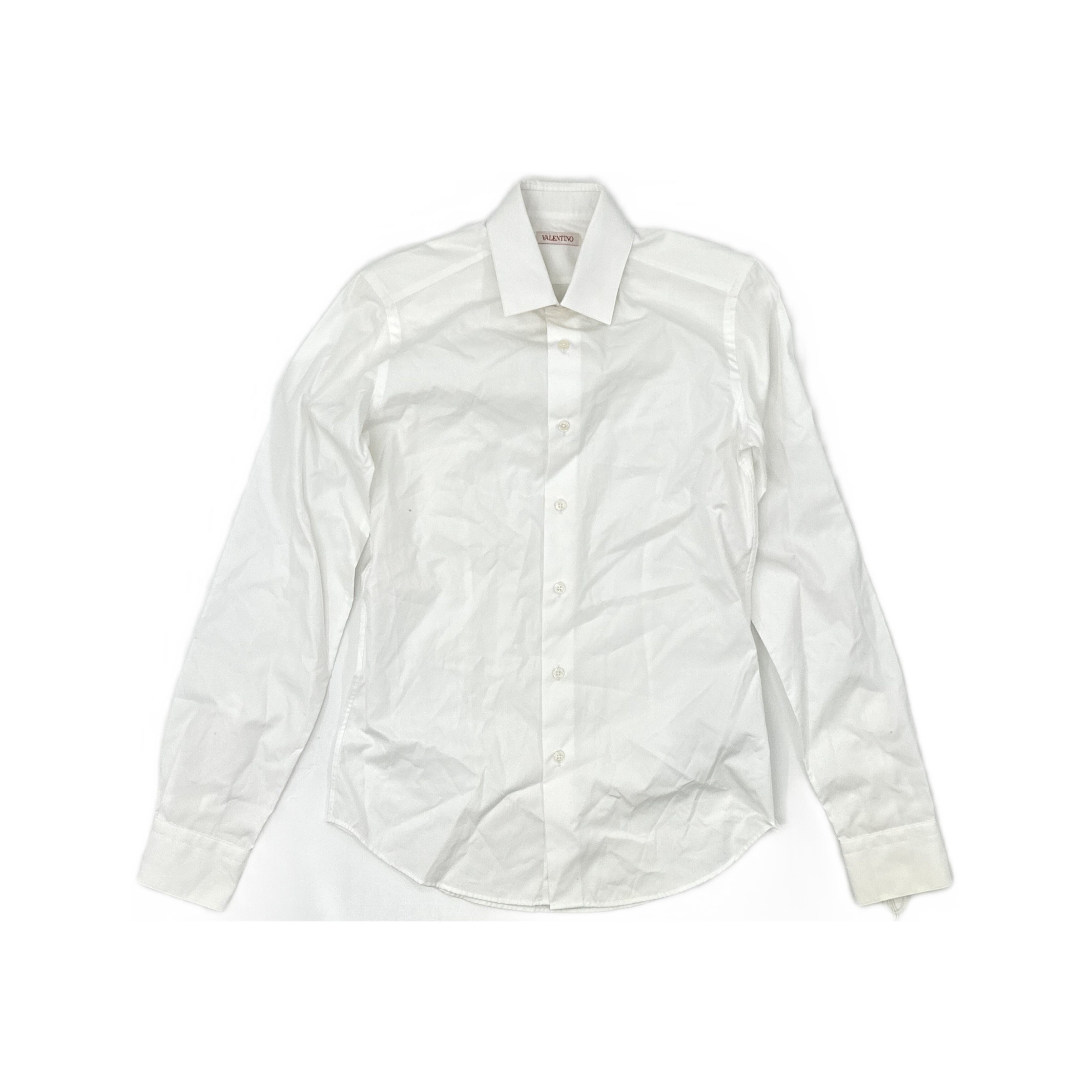 Valentino Valentino White Long Sleeve Button Up Shirt Size S Size US S / EU 44-46 / 1 - 1 Thumbnail
