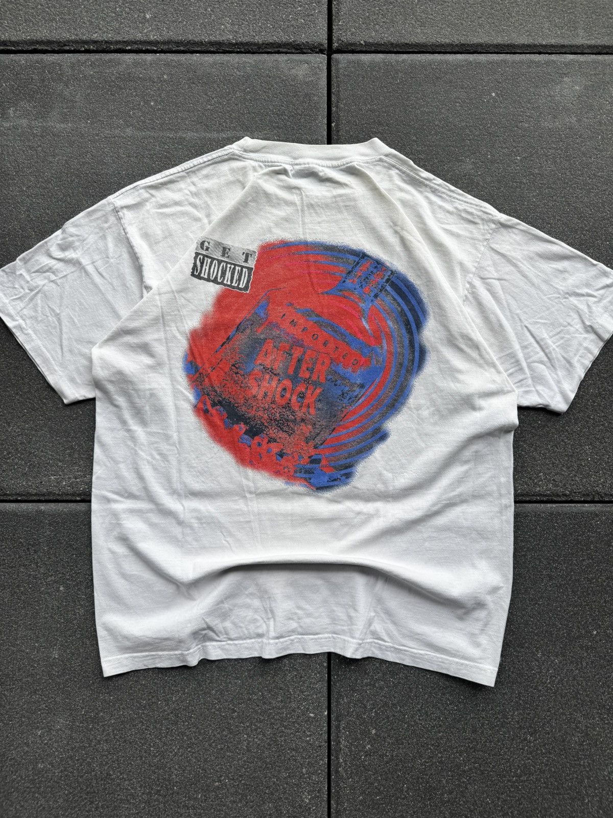 Fruit Of The Loom CRAZY VINTAGE AFTERSHOCK GRAPHIC TEE Size US XL / EU 56 / 4 - 3 Thumbnail